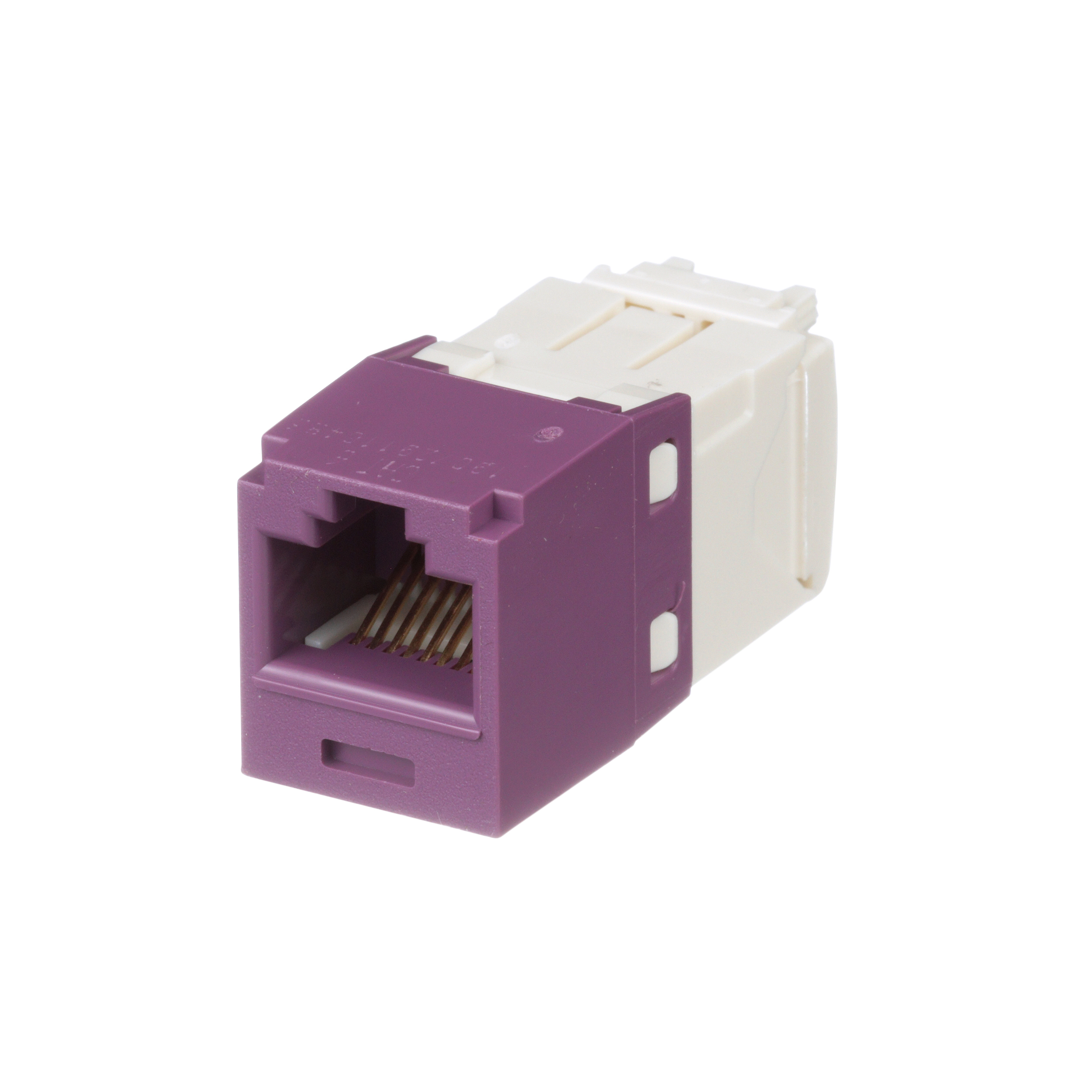 Mini-Com® UTP RJ45 Cat 6 TG Jak Modülü, Mor
