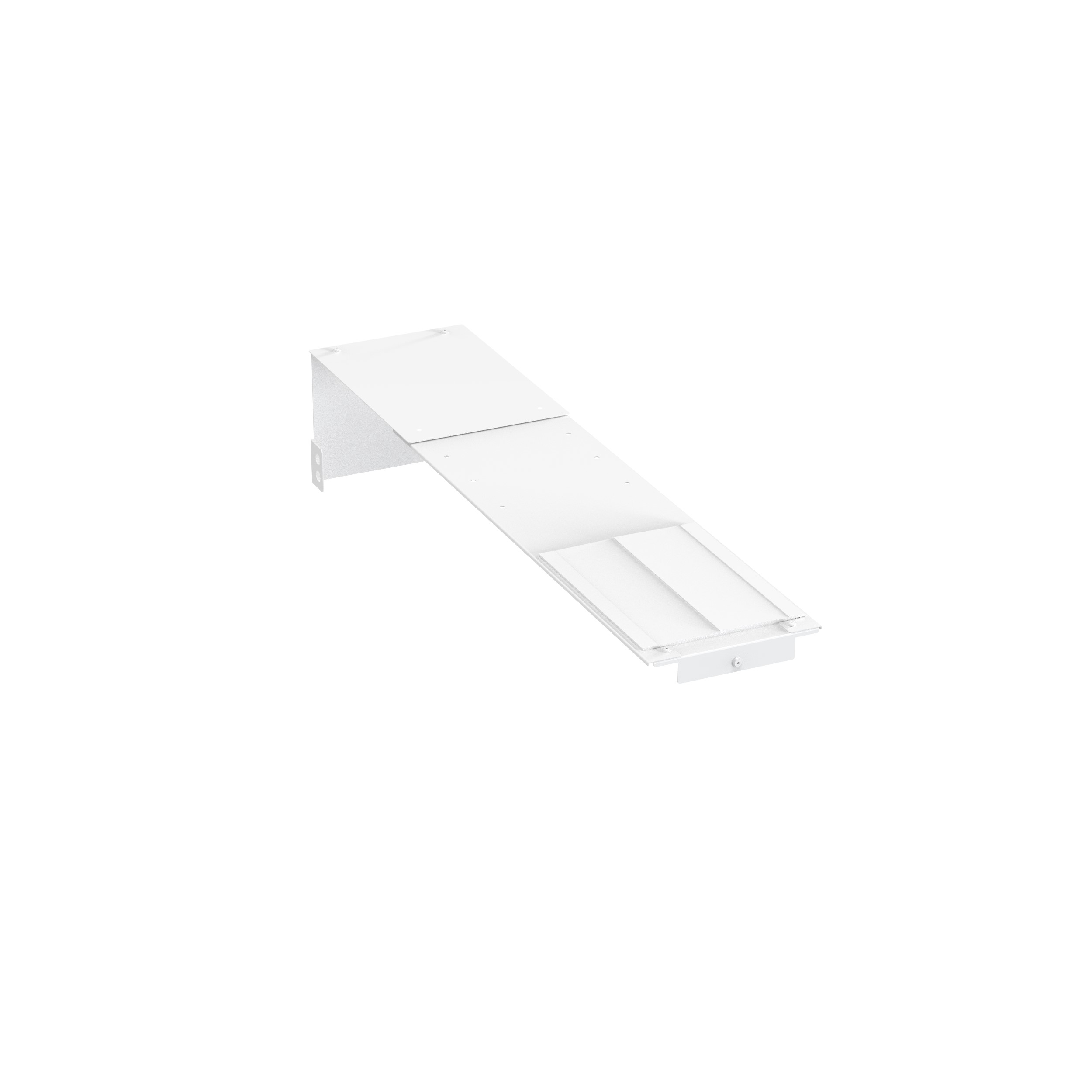 PR2V Üst Kapak 8" Genişlik Ayarlanabilir Derinlik 30" ila 36", Beyaz