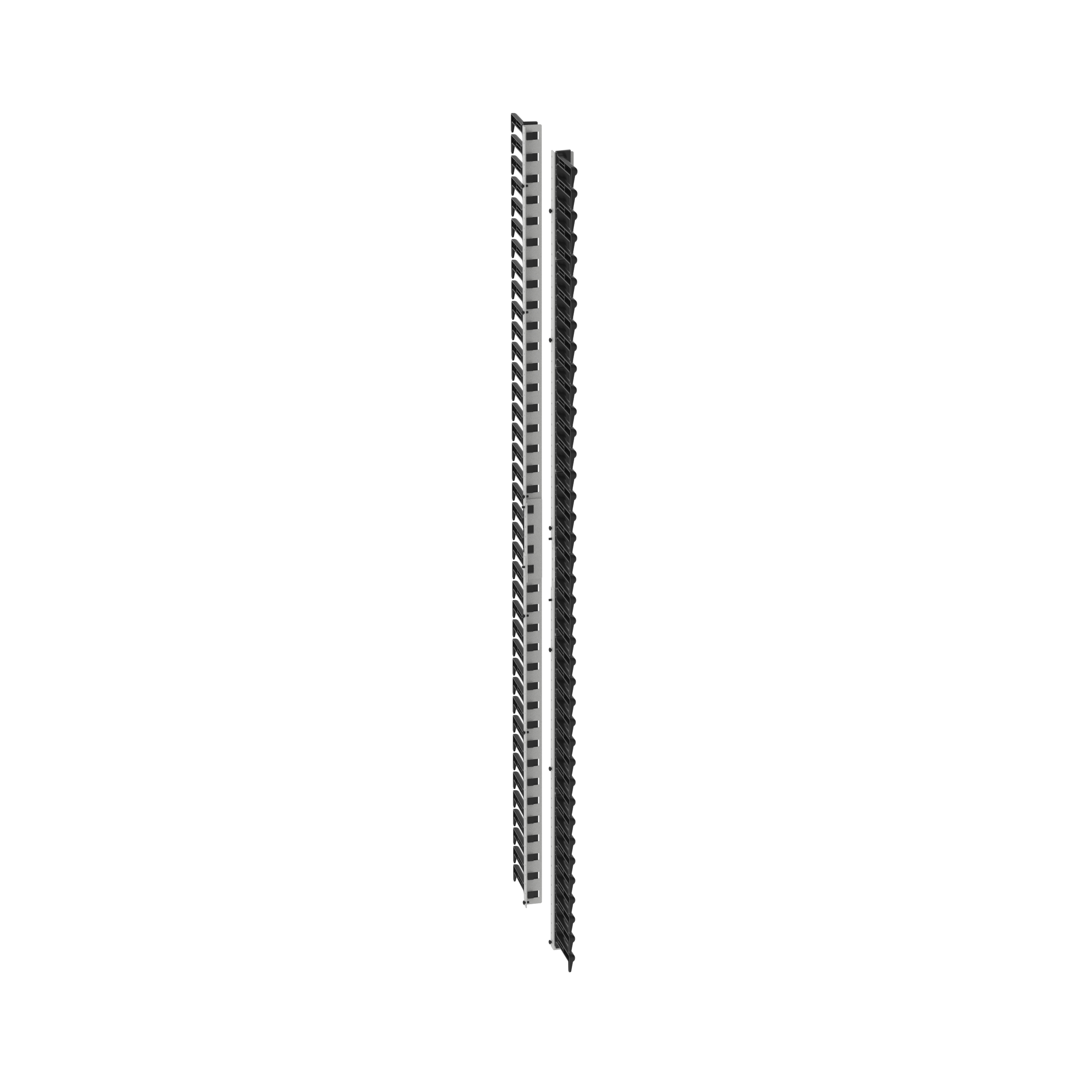 Kablo Yönetimi Parmakları, 800mm, 42 RU, Beyaz
