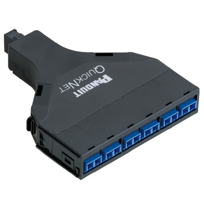 QuickNet™ SFQ MPO-LC Kaset, OS2, 12 Fiber, Yöntem A