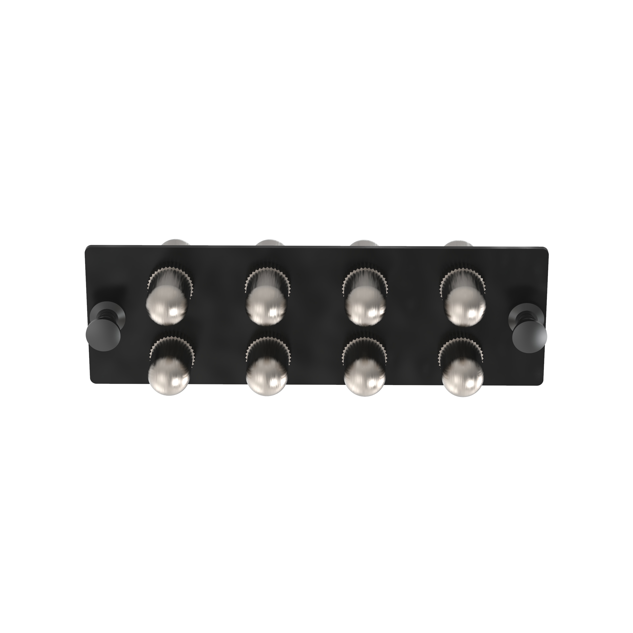 Opticom® Fiber Adaptör Paneli, OS2, 8 ST Simplex, Çelik Gövde