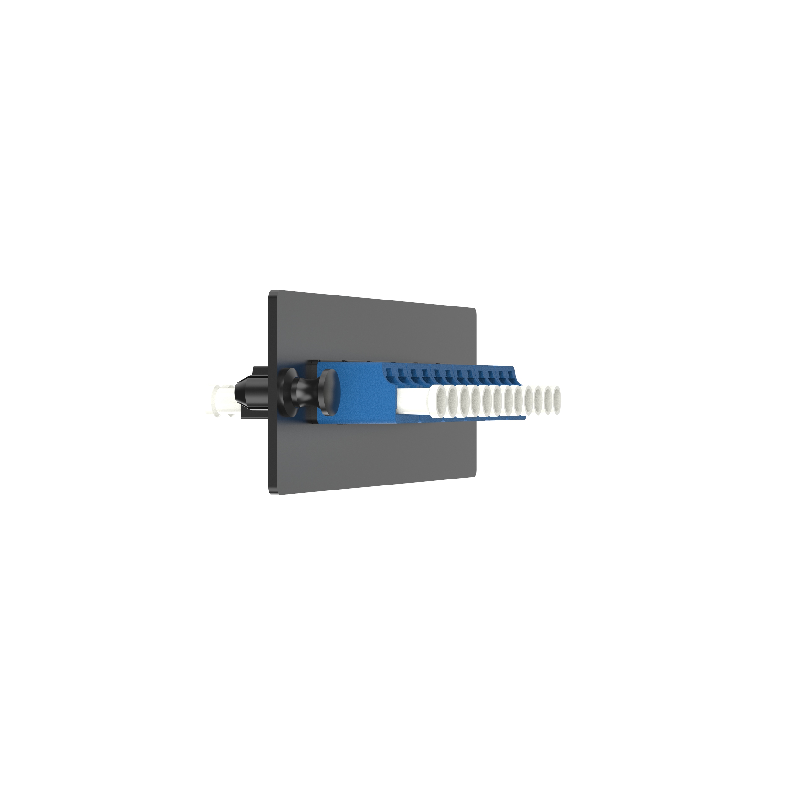 Opticom® FAP, OS2, 12 LC Simplex, Mavi