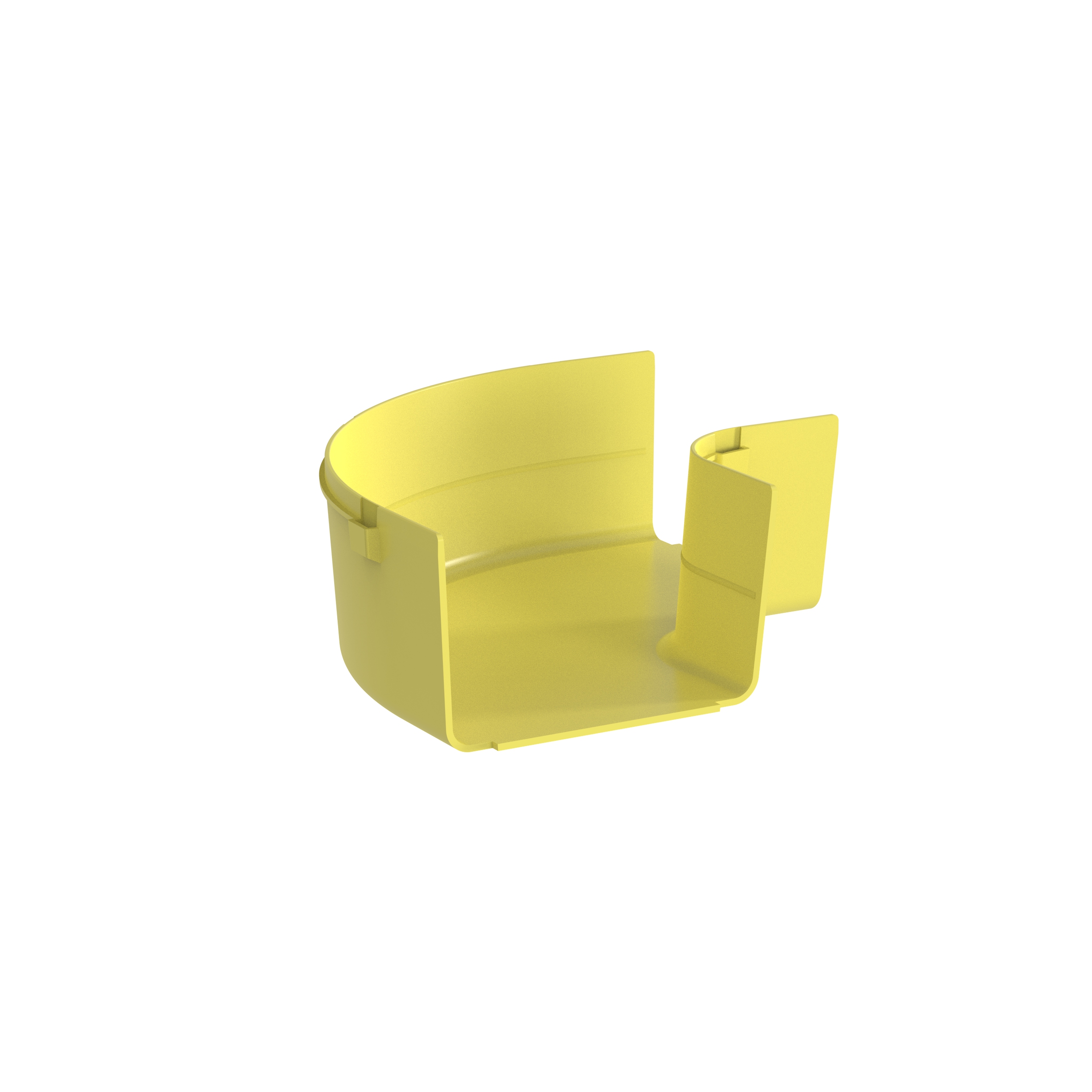 FiberRunner® Yatay Dik Açılı, 90°, 6x4, Sarı