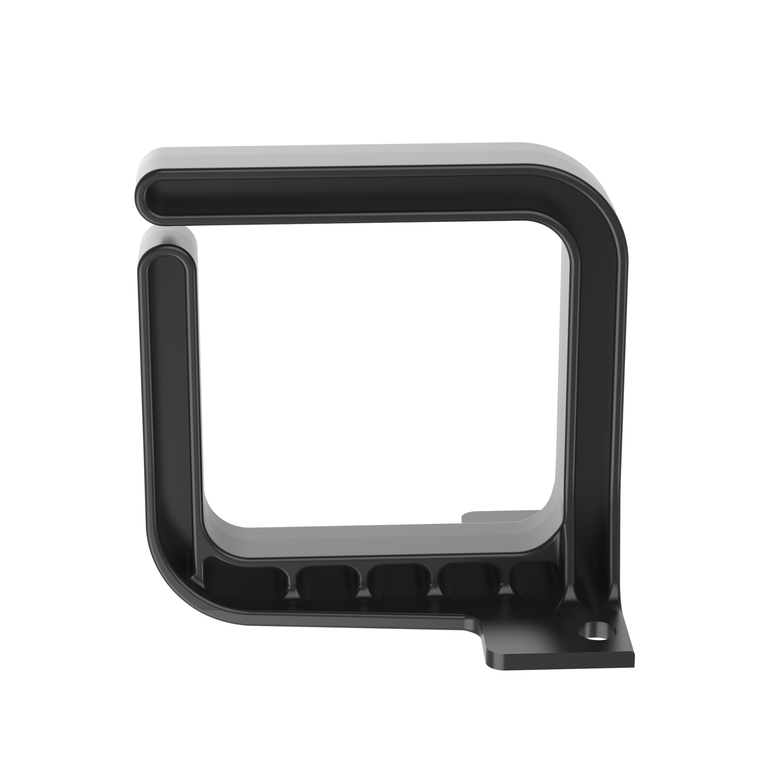 Open-Access™  Vertical D-Ring, 2 RU, Black