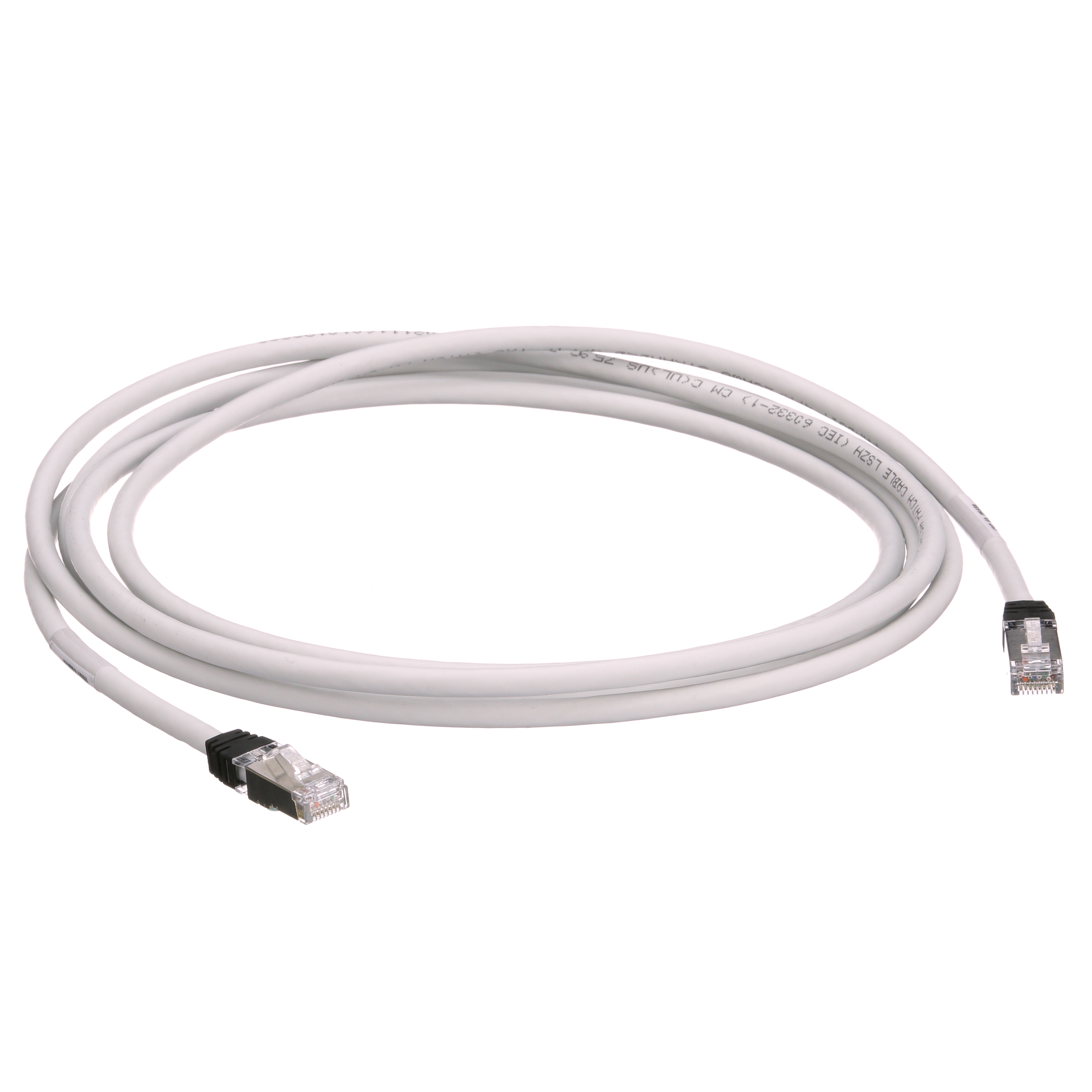 Cat 6A 26 AWG Ekranlı Yama Kablosu, 3m, IG