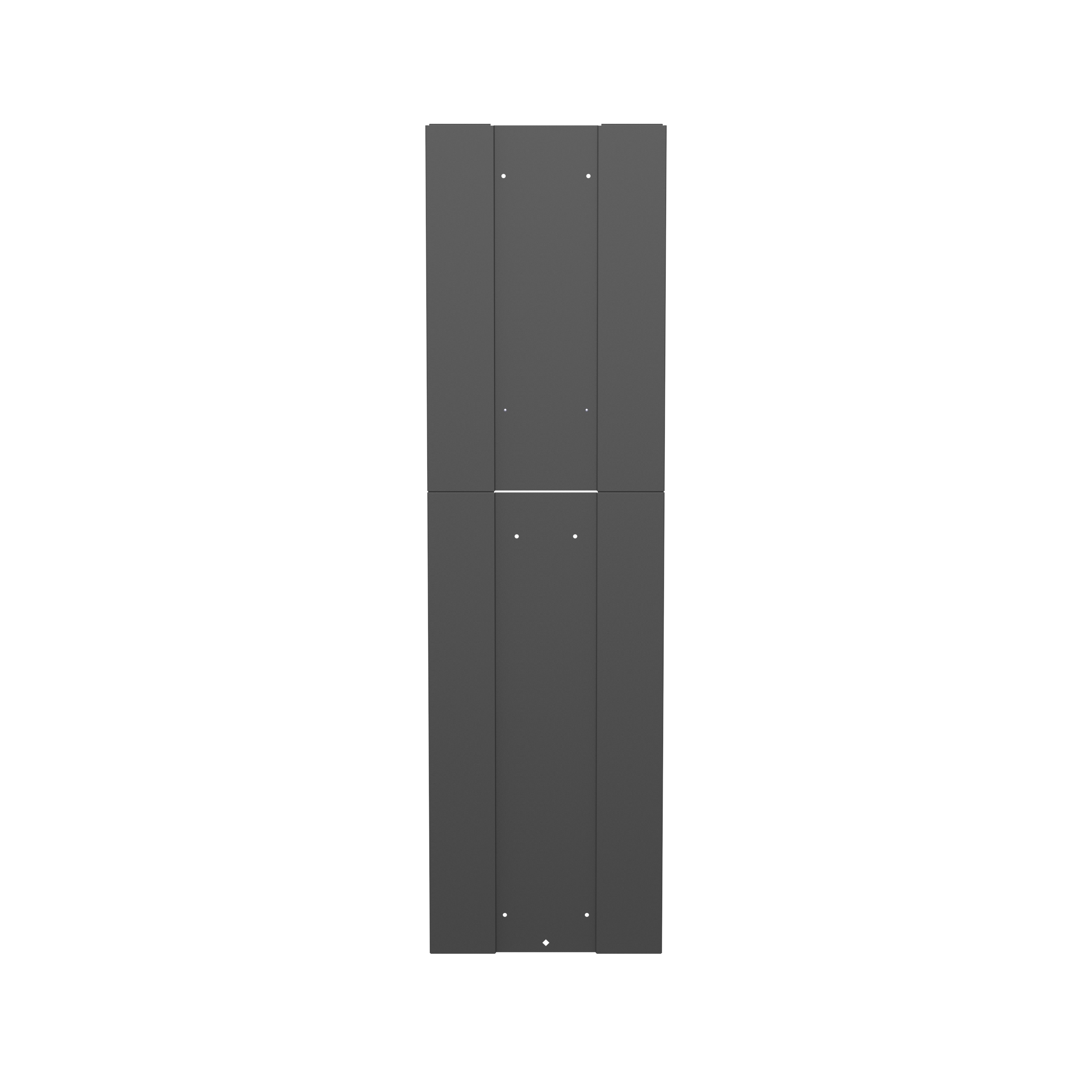 End Panel for PE2V Managers, 52 RU, Black