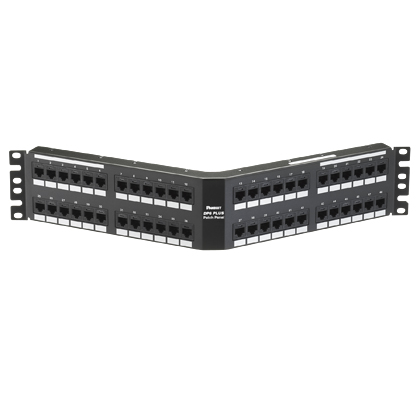 Keystone Cat 5e Darbeye Hazırlama Paneli, Dik Açılı, 48 Port