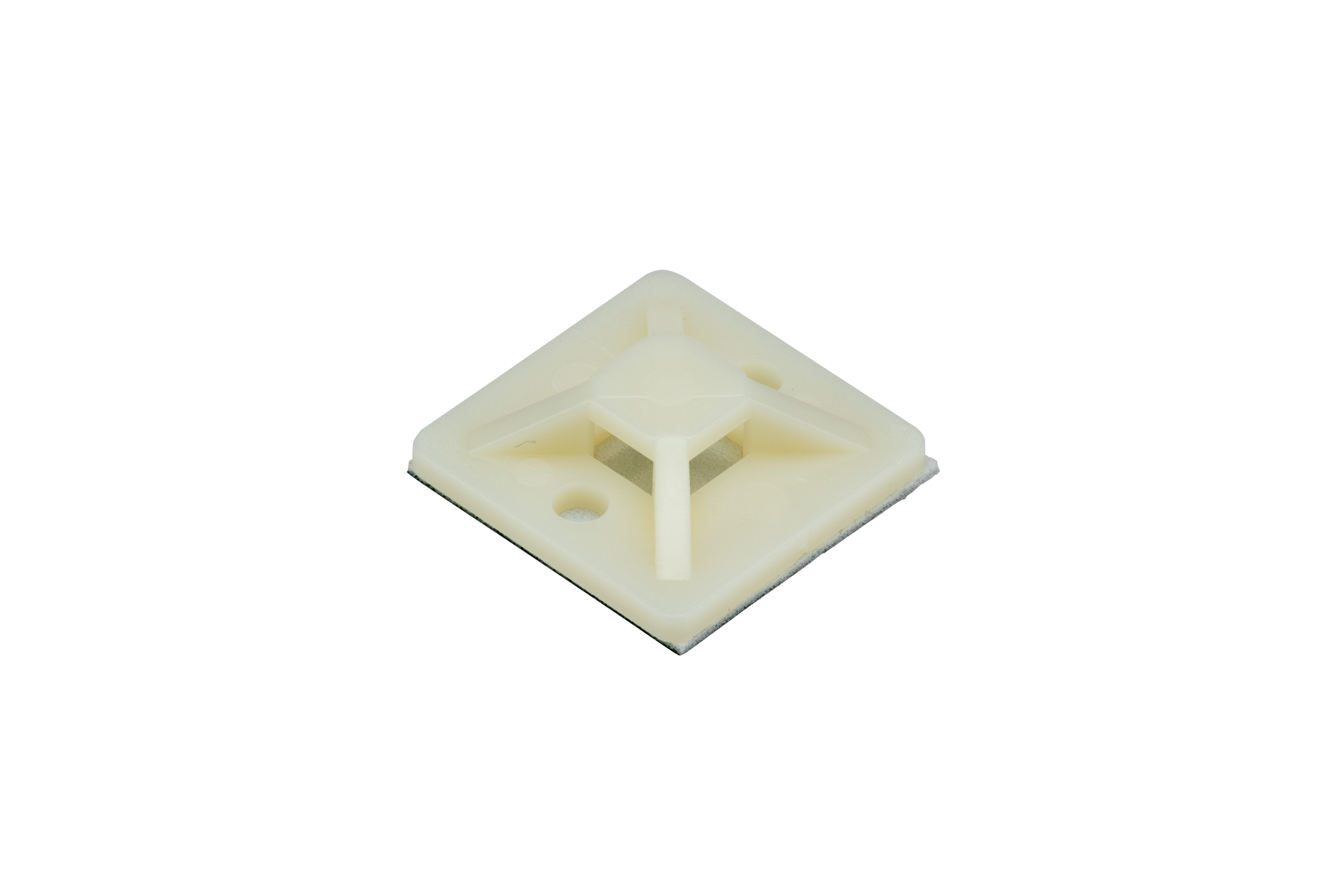 Kablo Bağı Montaj, Doğal, PA 6.6, Kauçuk Yapışkanlı, 30x30mm, 30'lu Paket