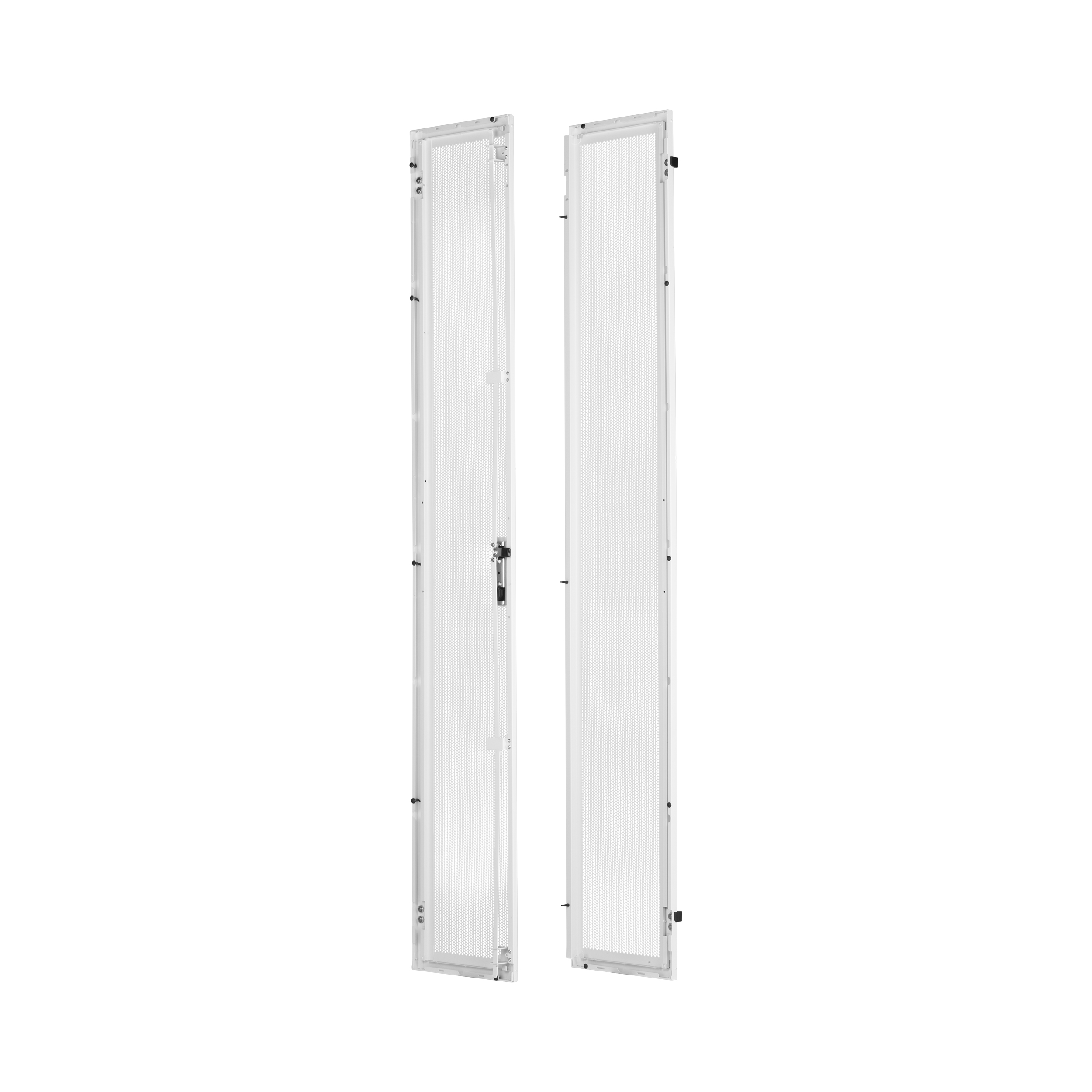 Tekli Menteşeli Kapı, Delikli, 800mmx45RU, Siyah