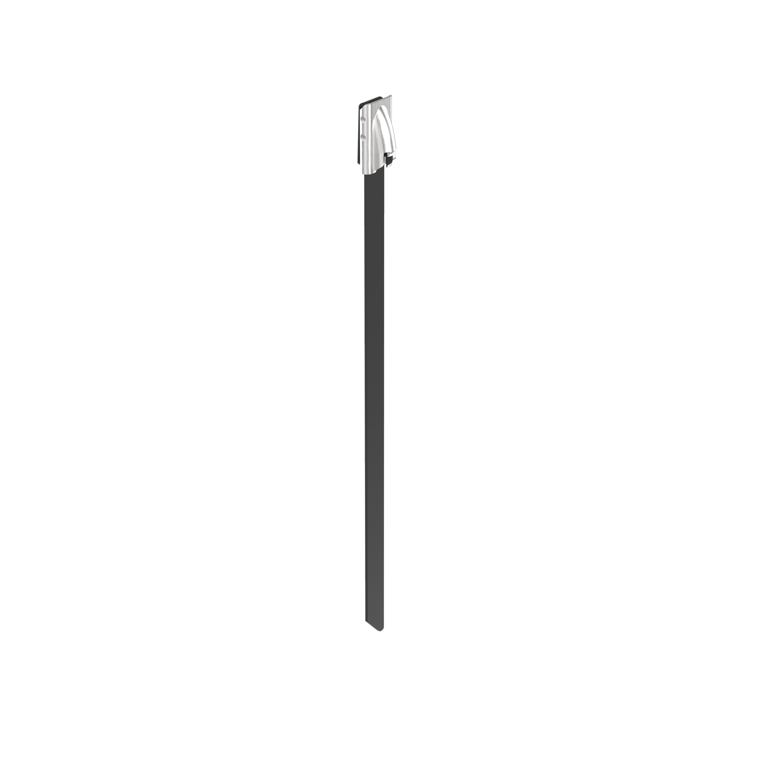Kablo Bağı, PET Kaplı Paslanmaz Çelik 316, Siyah, 152.4x4.6mm, Paket 100