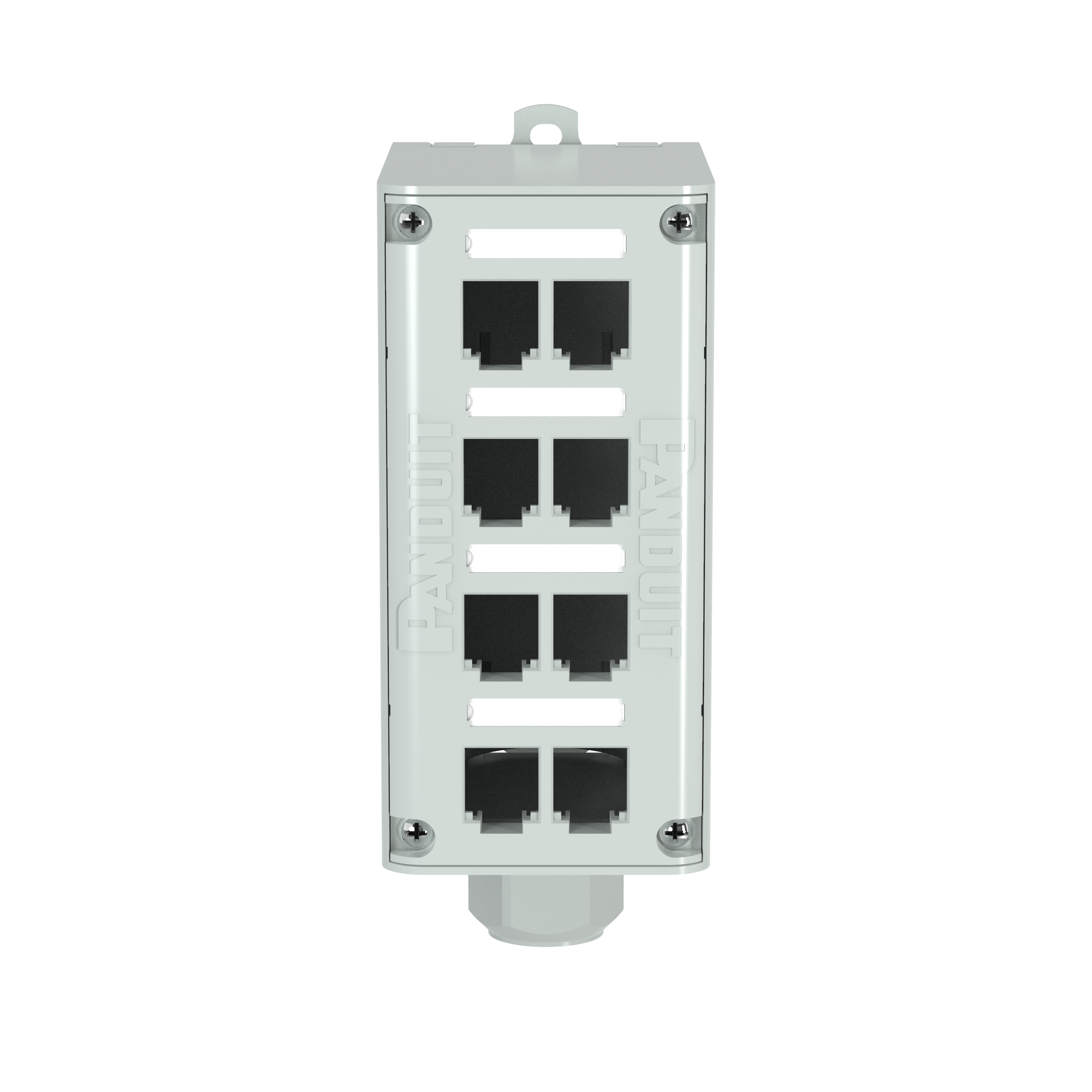 Mini-Com® 8 port DIN Ray Fiber Yama Paneli