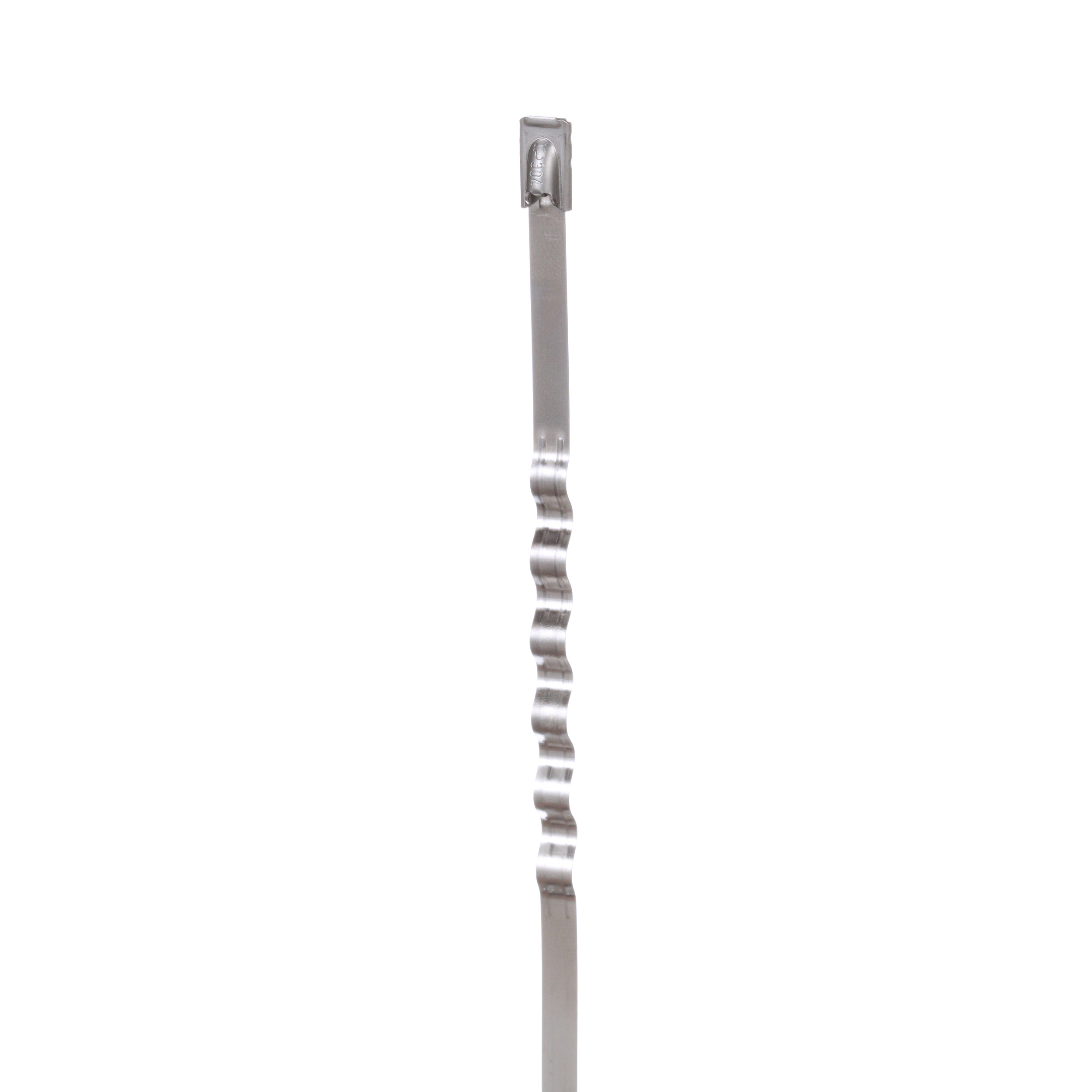MLT Dalga Kablo Bağı, 304 Paslanmaz Çelik, Standart, 14.3 (362mm), .010 (.25mm) kalınlık, 50'li Paket