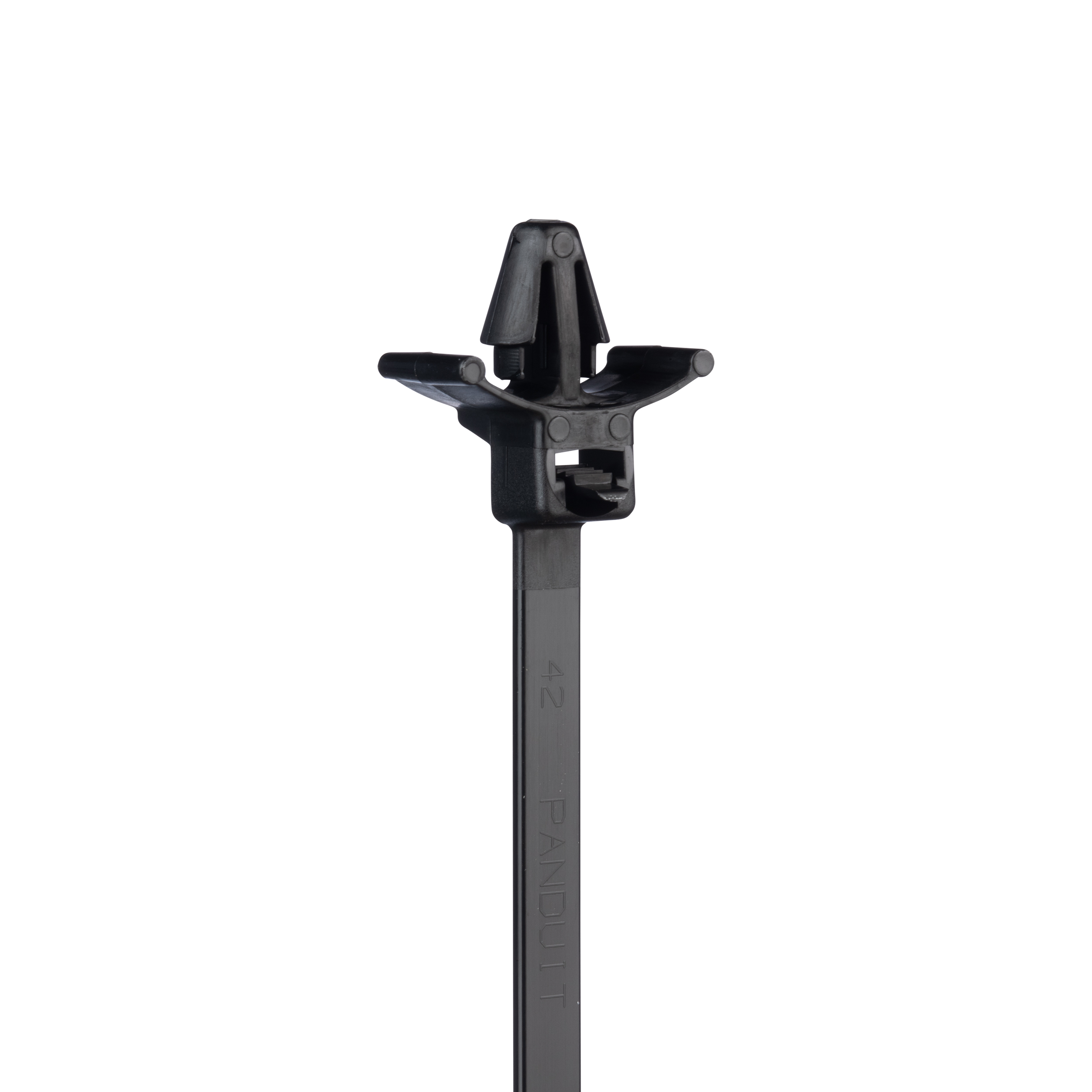Çözülebilir Kanatlı İtme Montajlı Kablo Bağı, Siyah, UV PA6.6, 173x4.8mm, 222N, 500'lü Paket