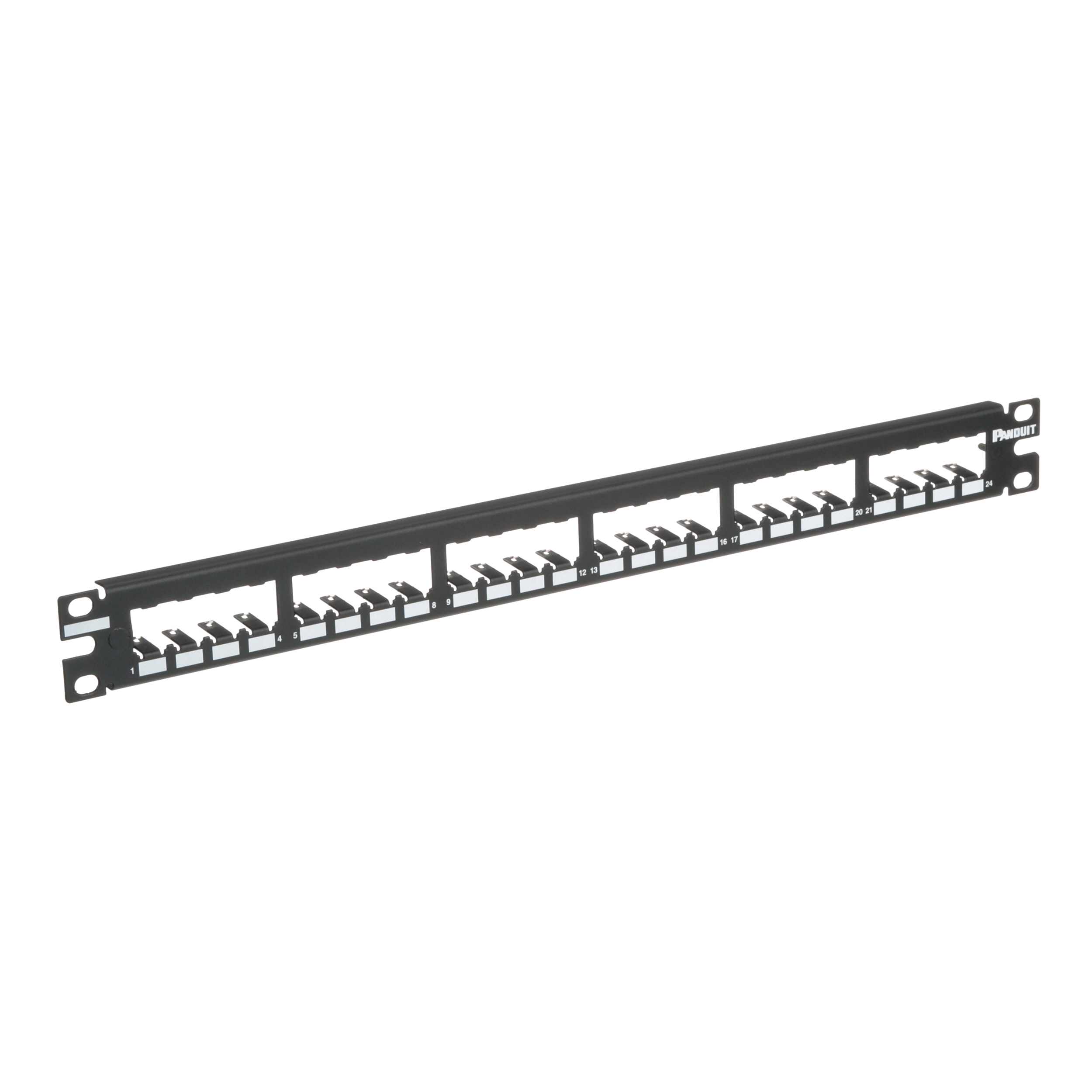 Mini-Com® 24 Portlu Yama Panelleri, Metal, Korumalı