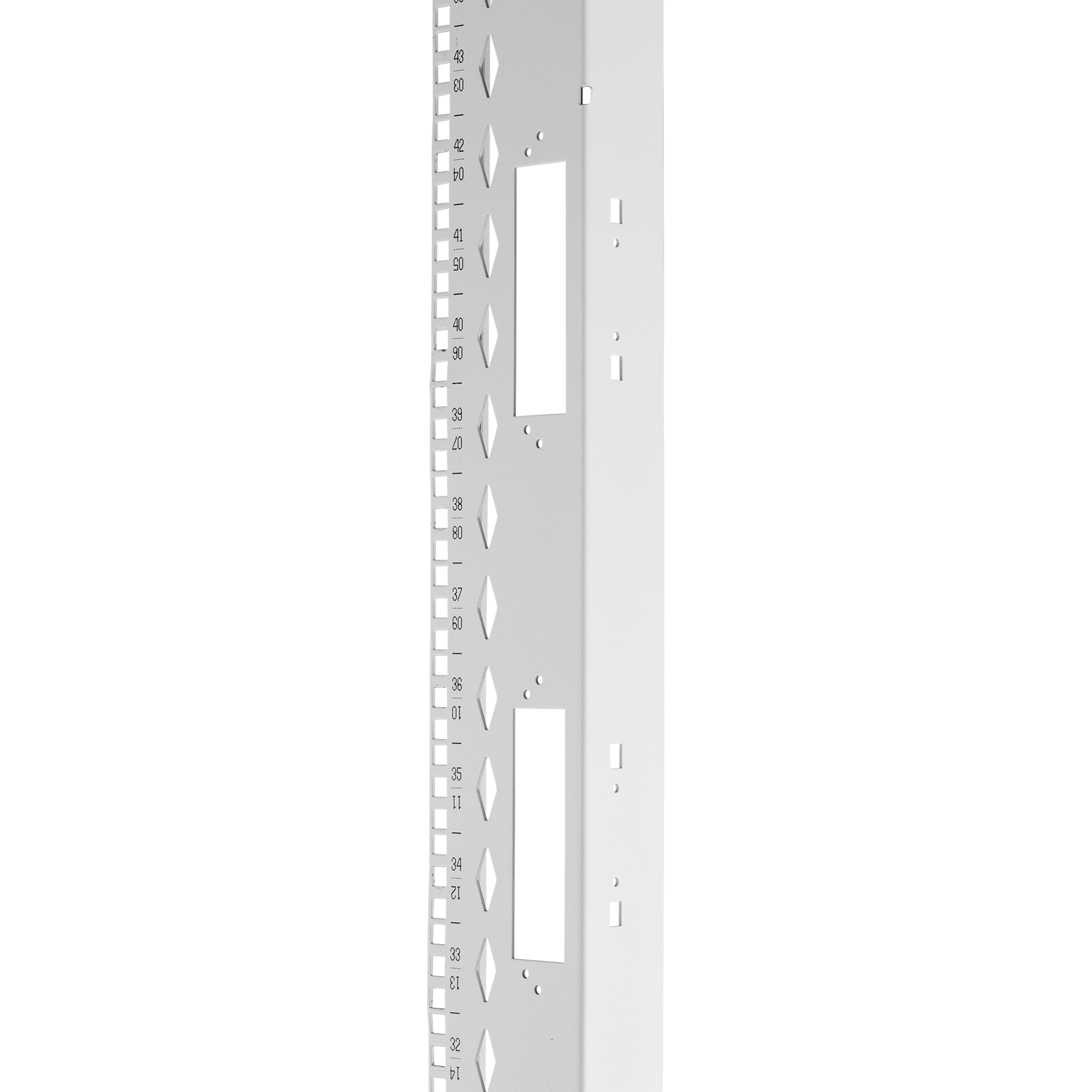 FlexFusion™ Ekipman Rayı Seti, 700mm x 45RU, Beyaz