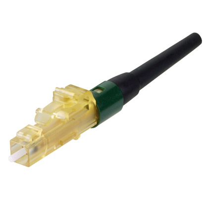 Cam Tarzı Kilitlemeli LC Simplex 50µm OM3/4/5 Kilitlemeli C: Yeşil w Aqua Çerçeve
