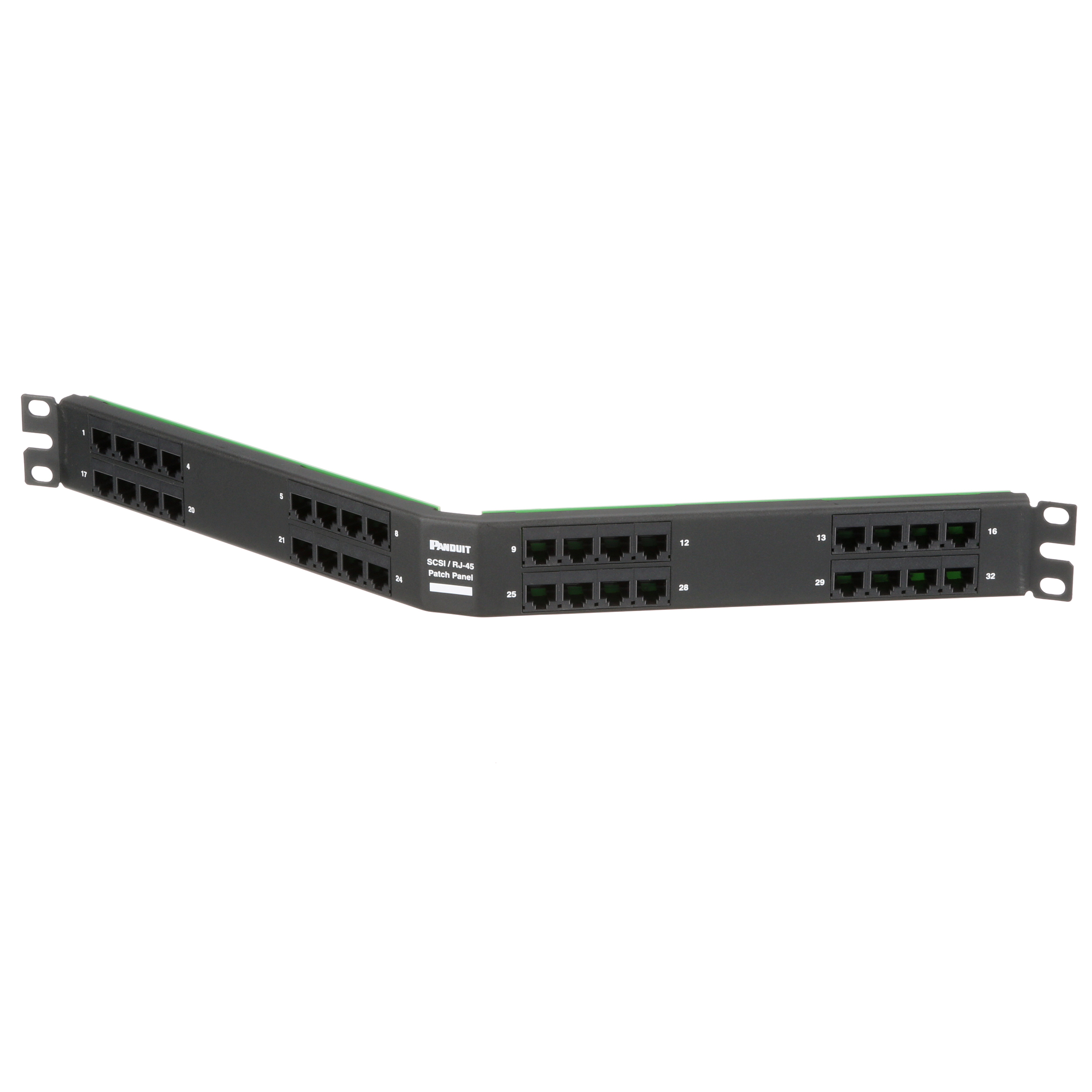RJ45-VHD68 SCSI Angled Patch Panel Kit