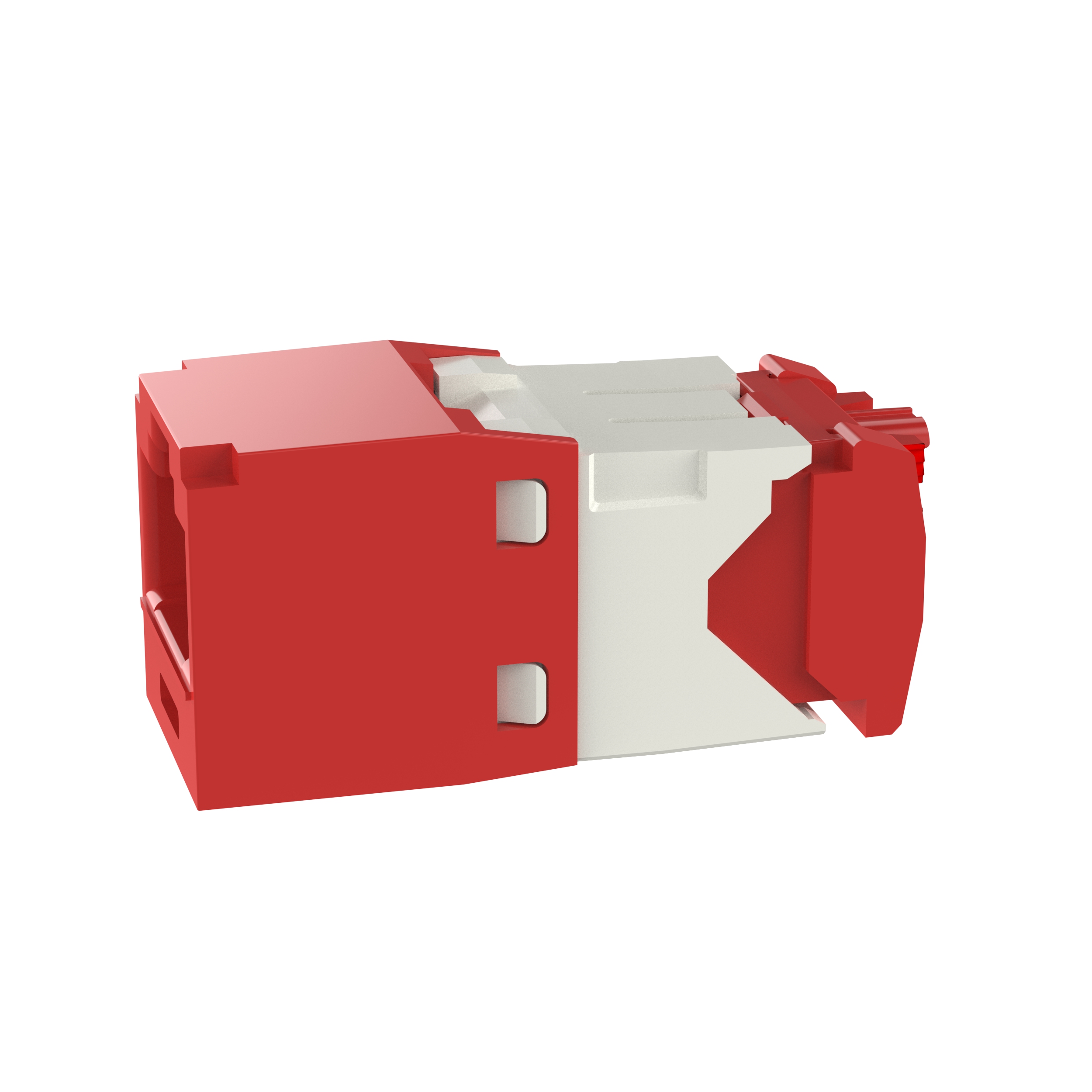 Mini-Com® UTP RJ45 Cat 5e TG Jack Module Corrosion Resistant, Red