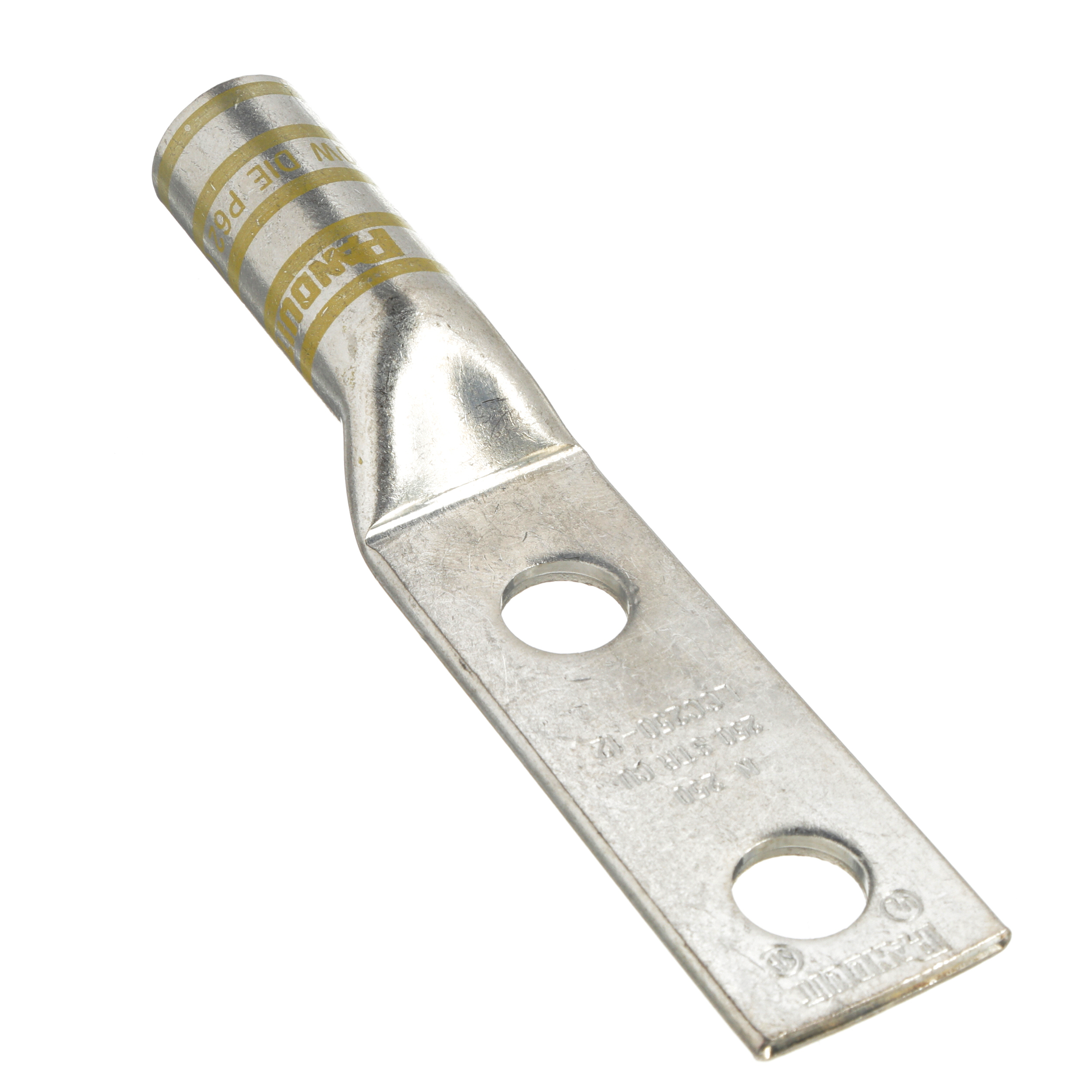 Bağlantı Muhafaza, 250, Kalay Kaplı Bakır, Düz, İki 12.7mm Somun, 10'lu Paket