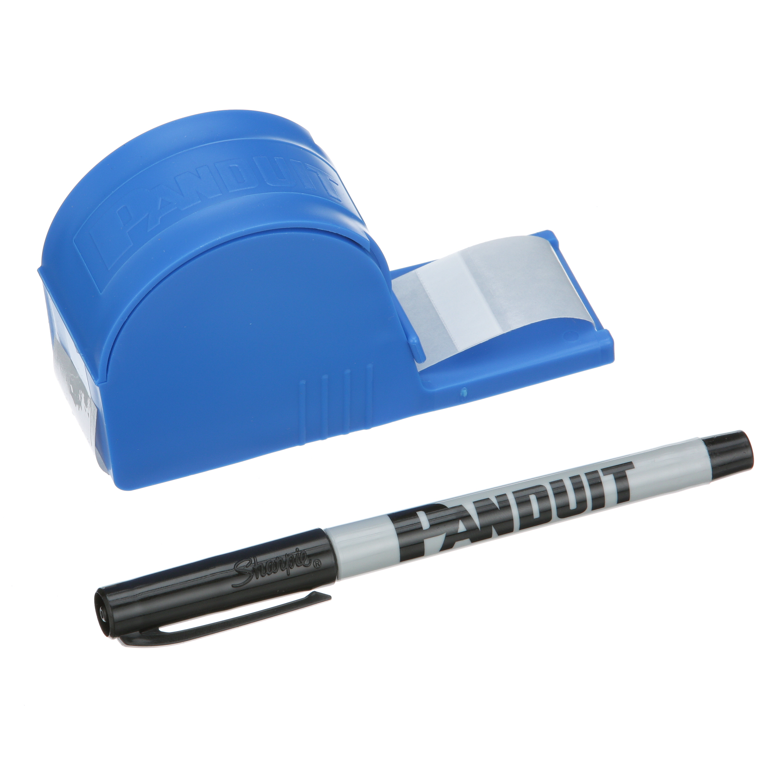 Cable Marker Dispenser,  Vinyl, White, 9.7mm Label H, PK1