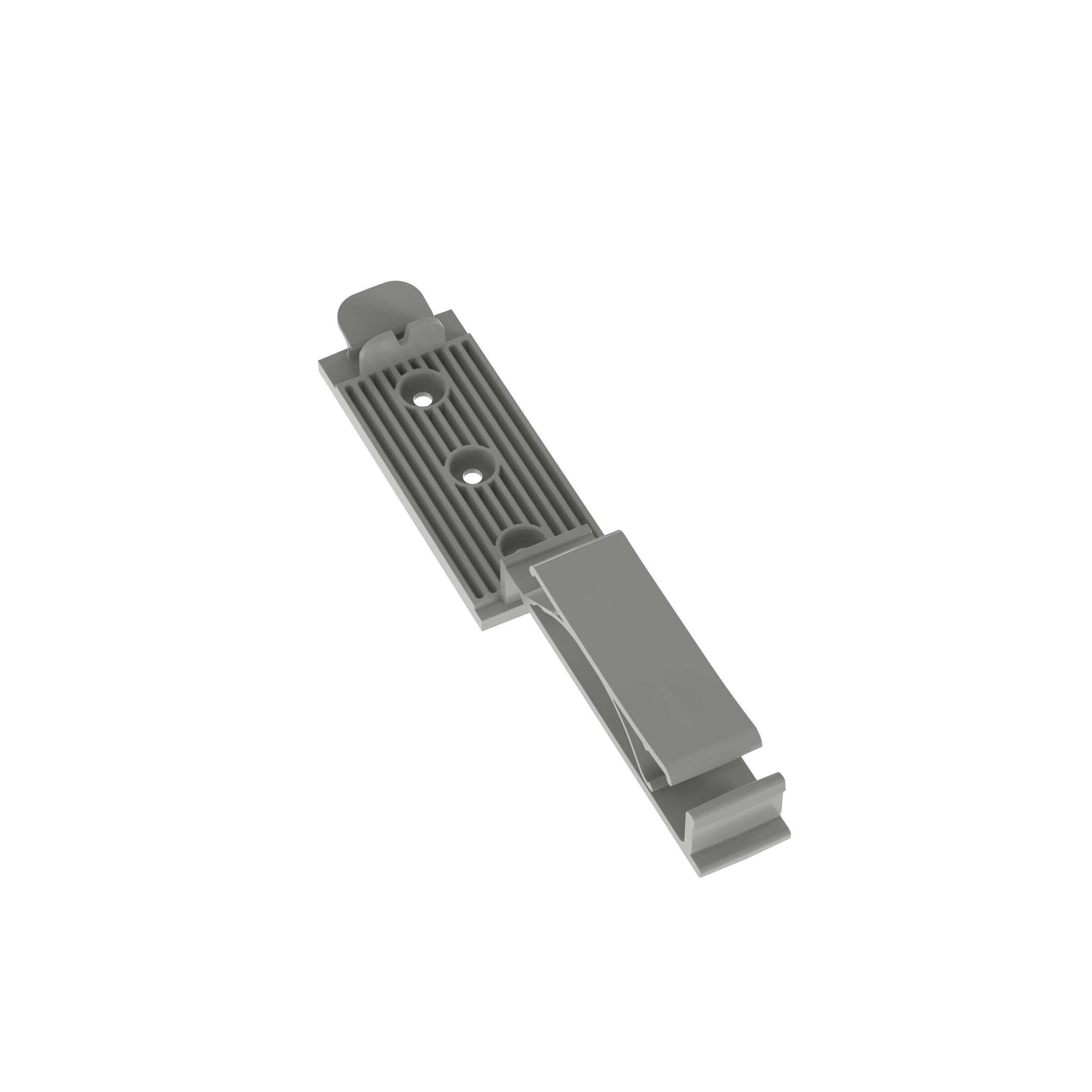 Düz Kablo Montaj, Gri, PA 6.6, Vida, 63x26.2mm, 100'lü Paket