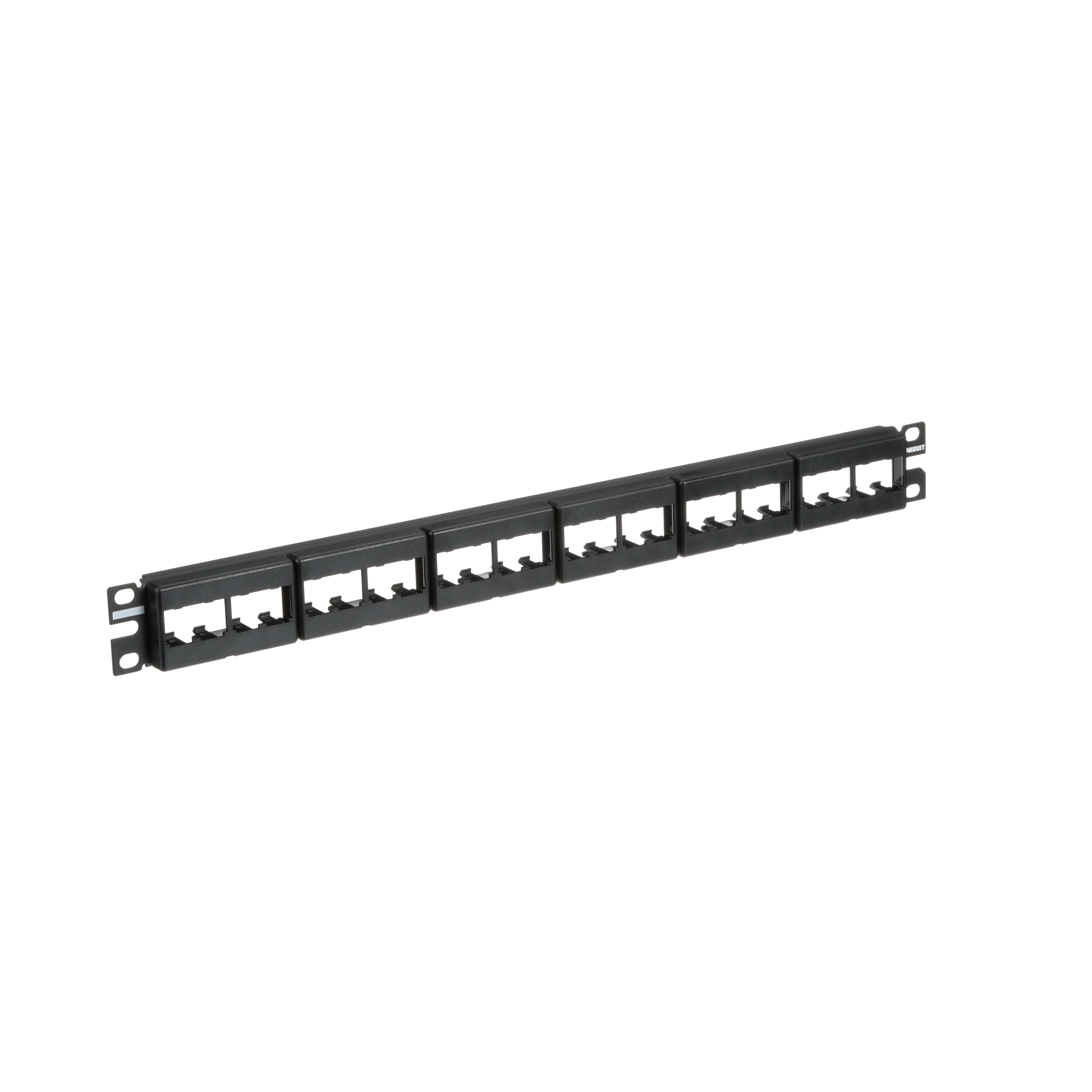 Mini-Com® Yama Paneli, 24 Port, 1 RU, BL
