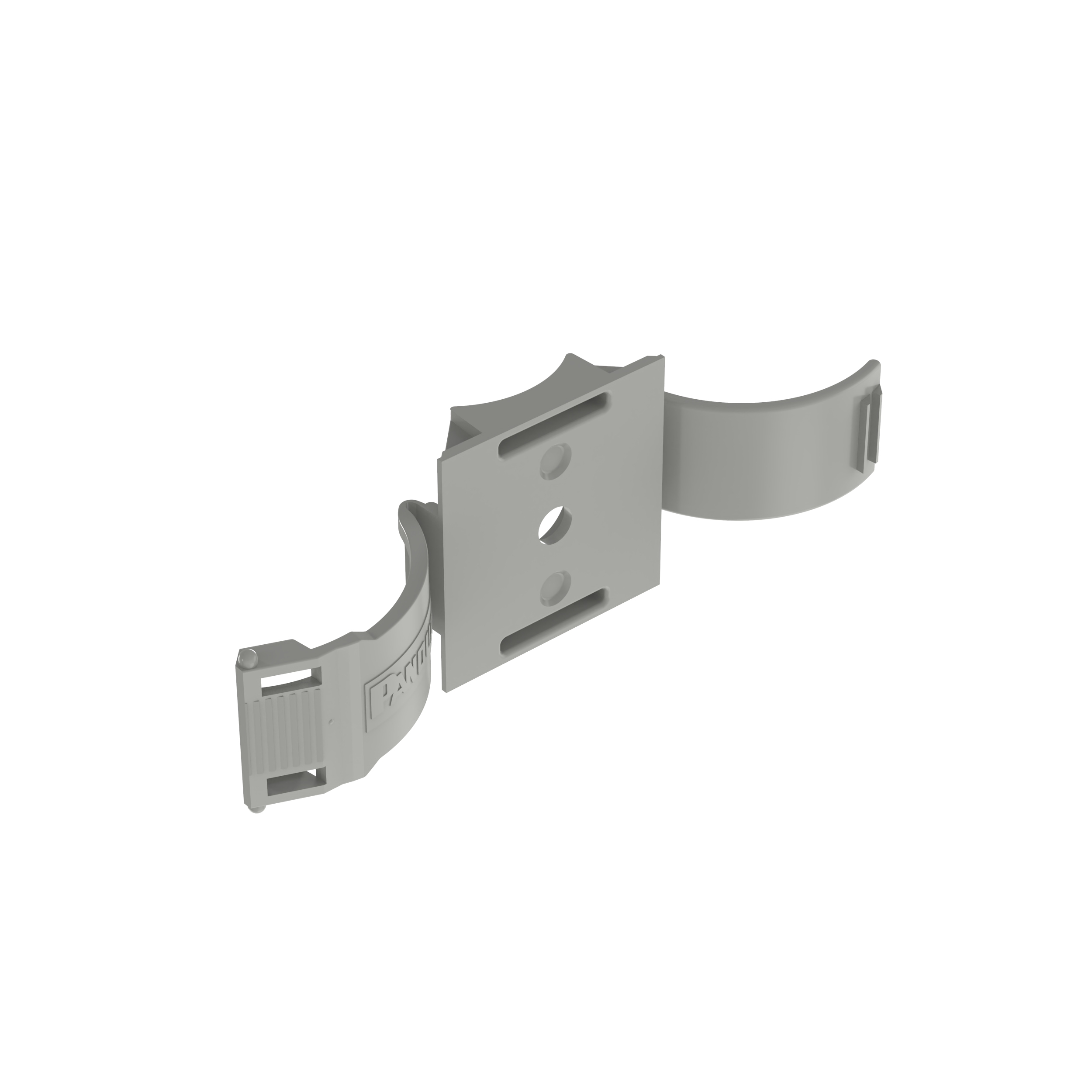 Ayarlanabilir Kelepçe, Gri, PP, Vida, 25.4x25.4mm, 100'lü Paket