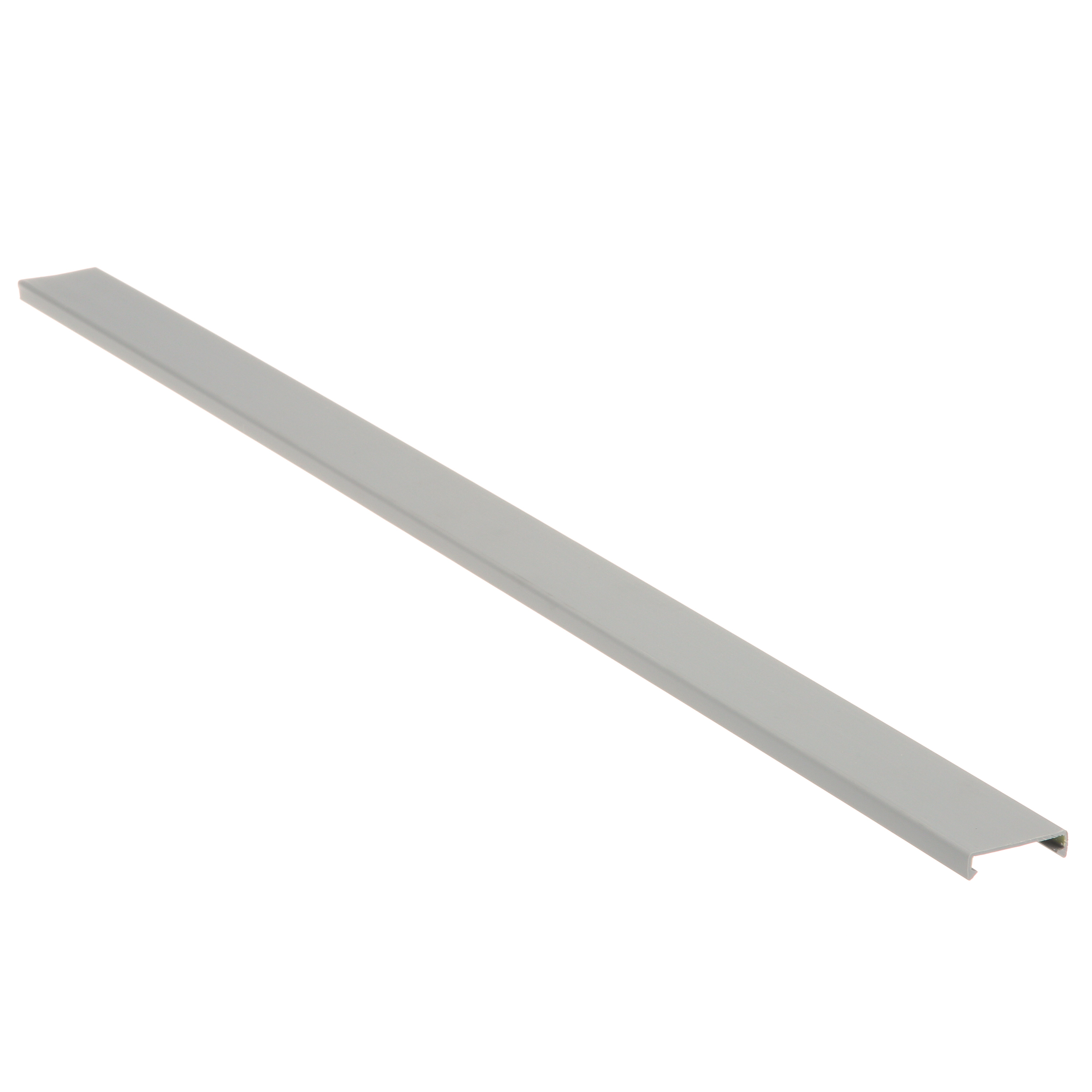 Düz Kanal Kapağı, Açık Gri, PVC, 8.9x31.8mm
