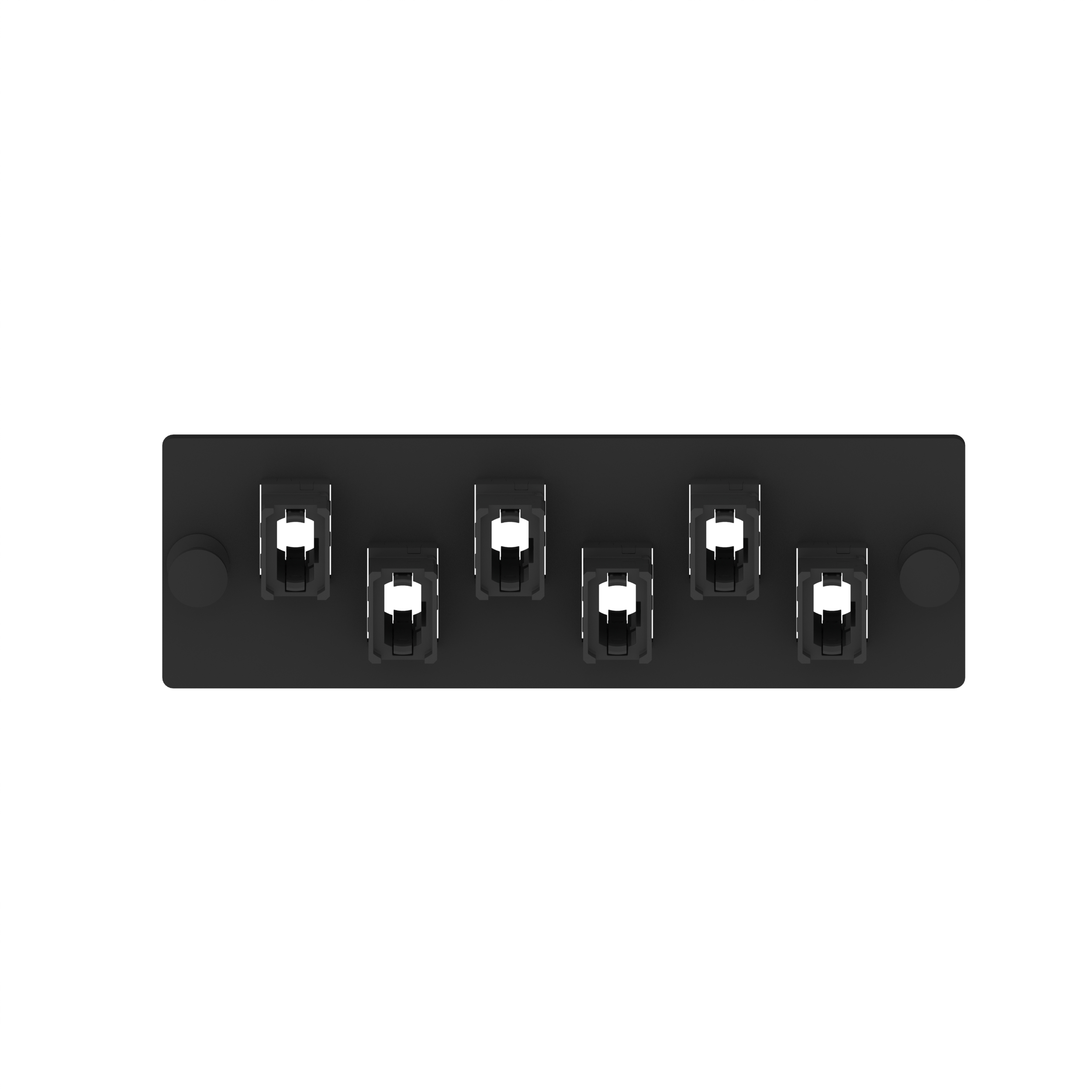Opticom® FAP, 6 Yukarı/Aşağı Tuşlu MPO, Tip A, Siyah, Yatay