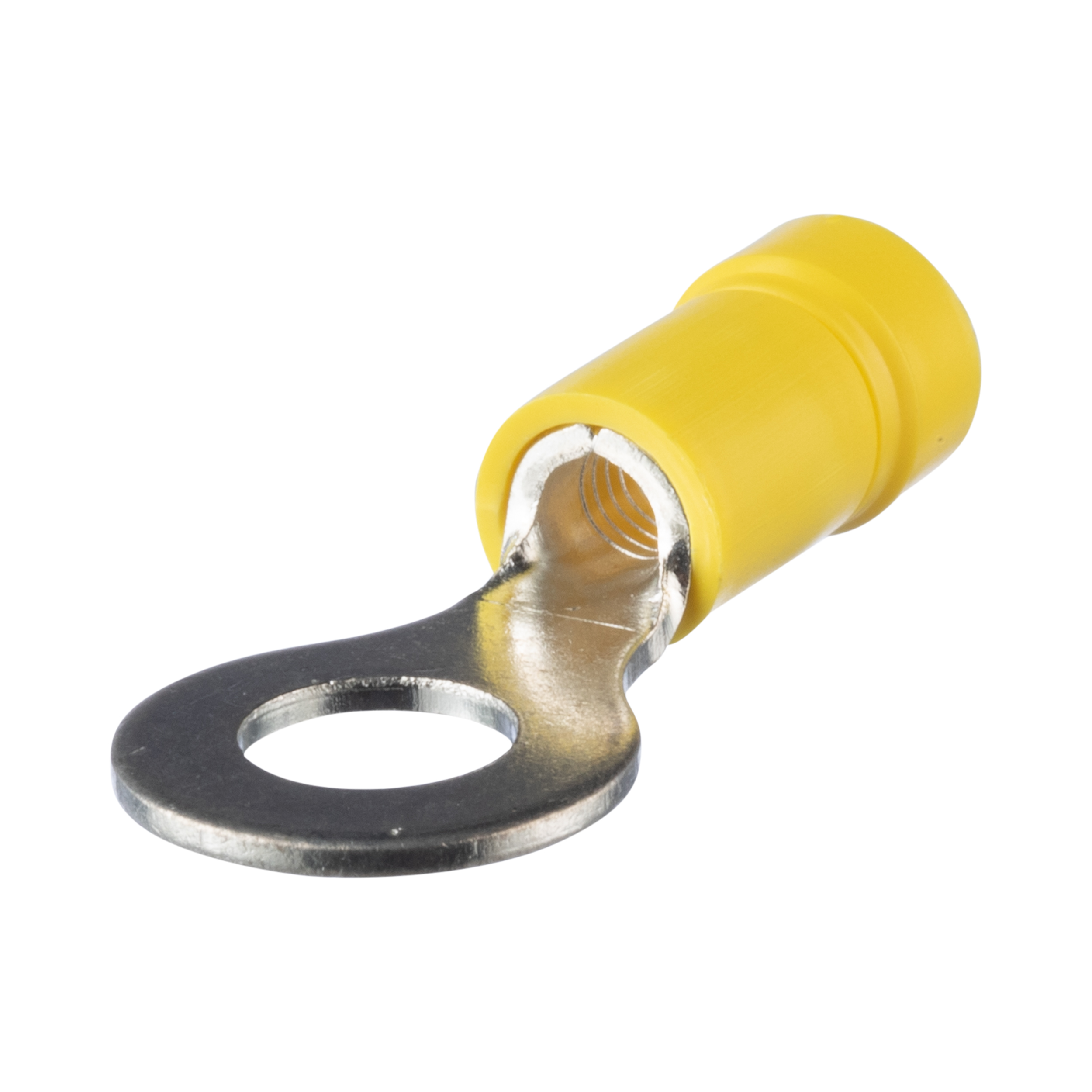 Halka Terminal, Sarı, Vinil, 6mm Çaplı, 6- 1.5mm², 25'li Paket
