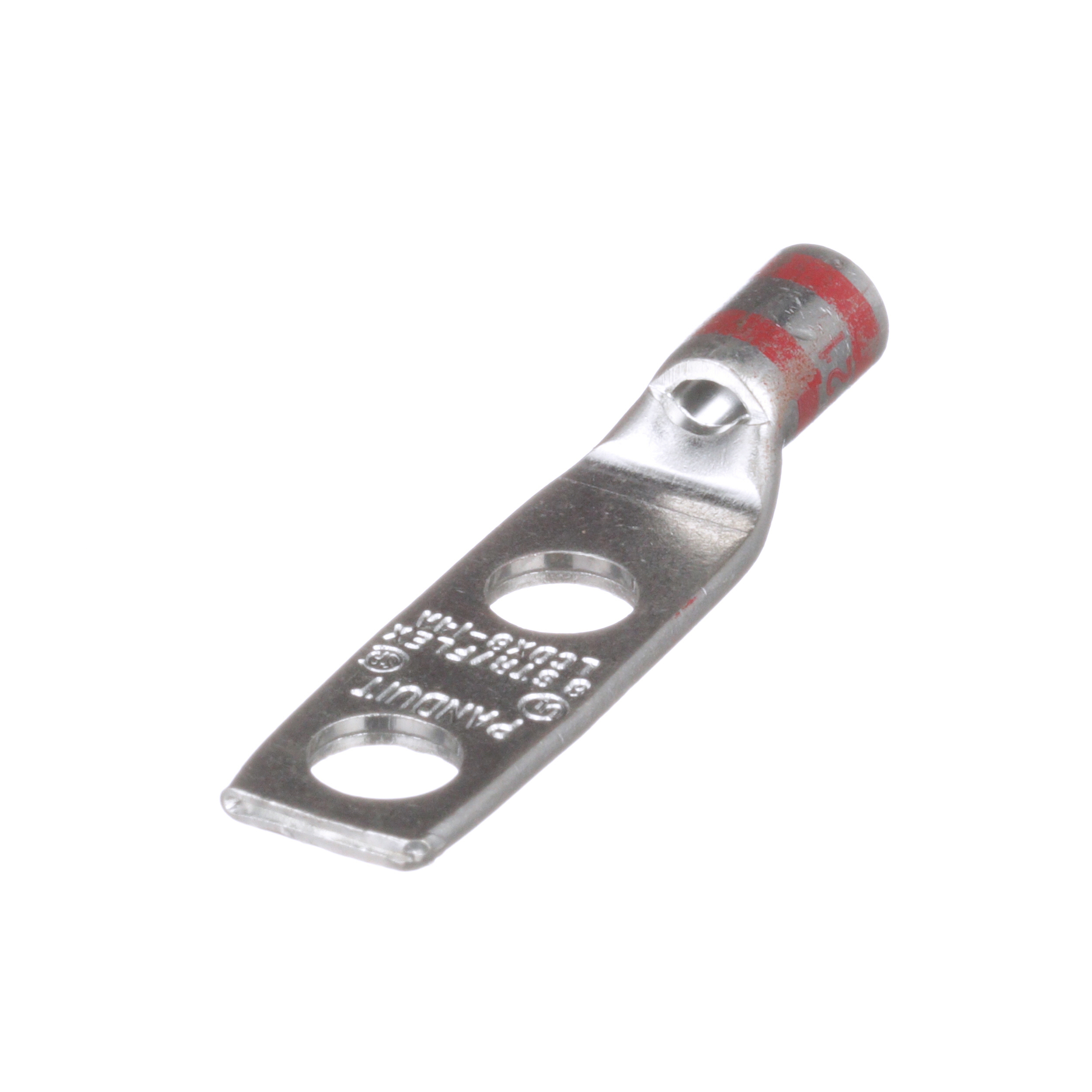 Comp Lug,Nickel/Silver Plt Copper, 4 AWG,One 1/4 inch Stud, PK50