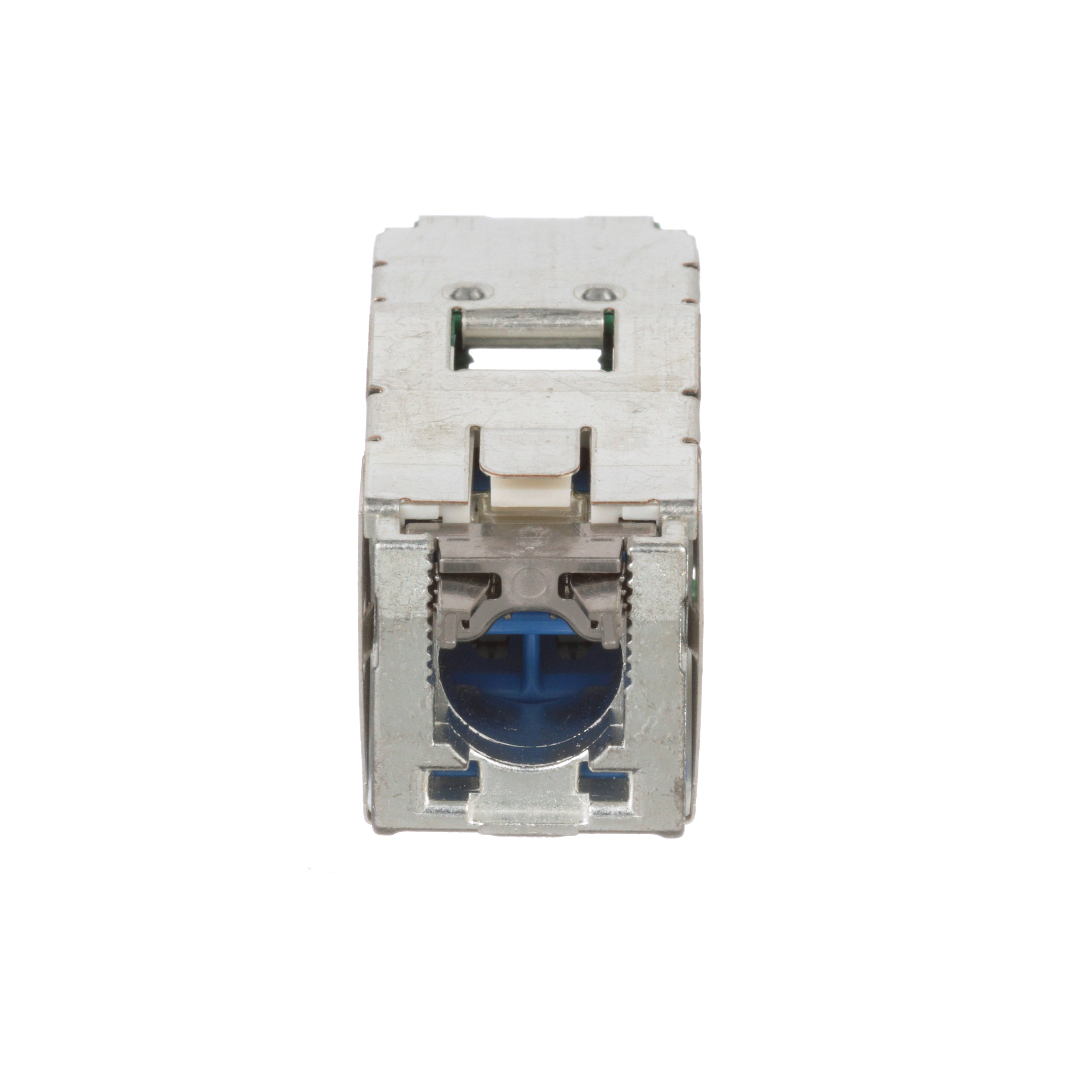 STP RJ45 Cat 6A Sonlandırma Jak Modülü, Yeşil