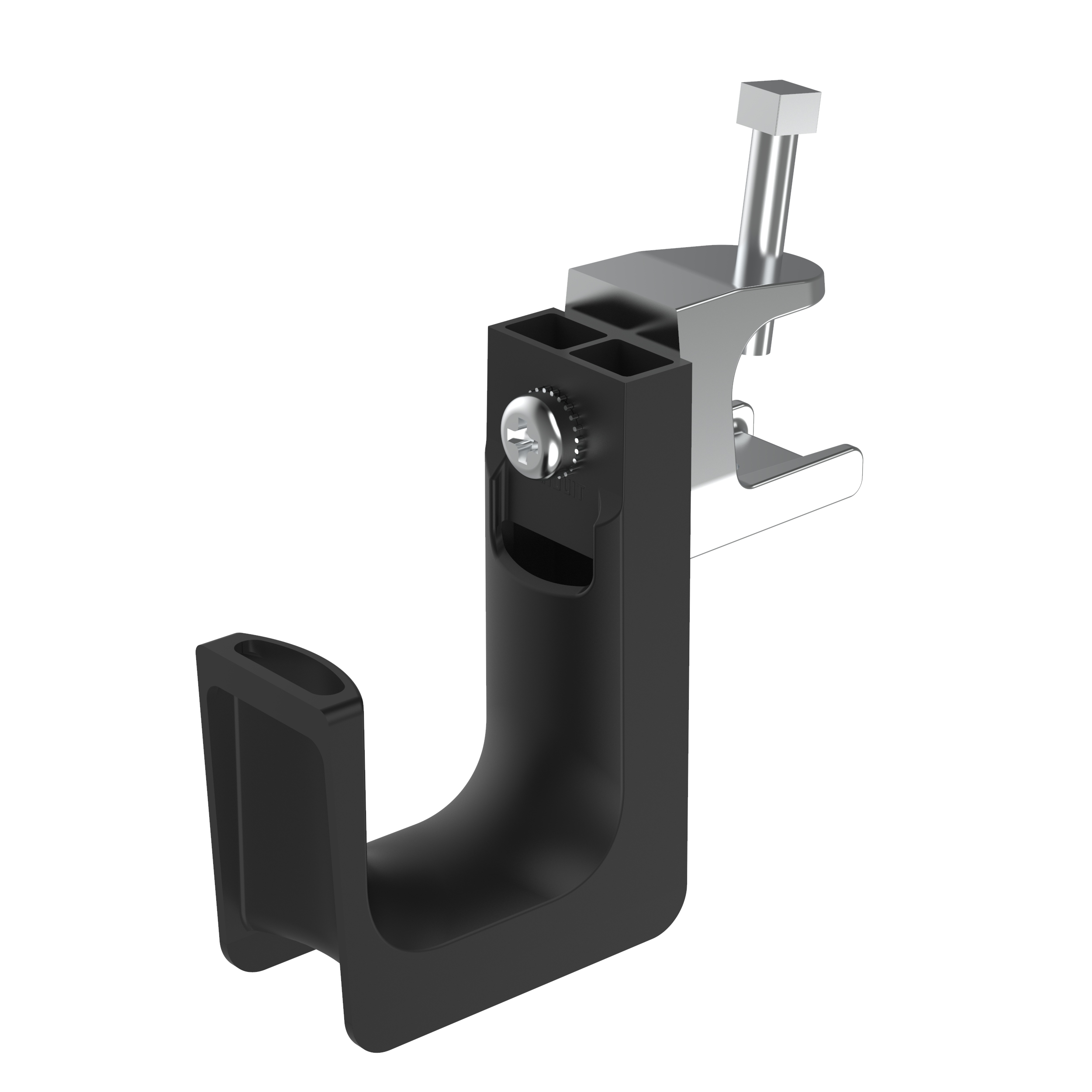 J-Kanca, 19mm, Siyah, PA 6.6/Metal, Vidalı Kelepçe, 33.34mm, 50'li Paket