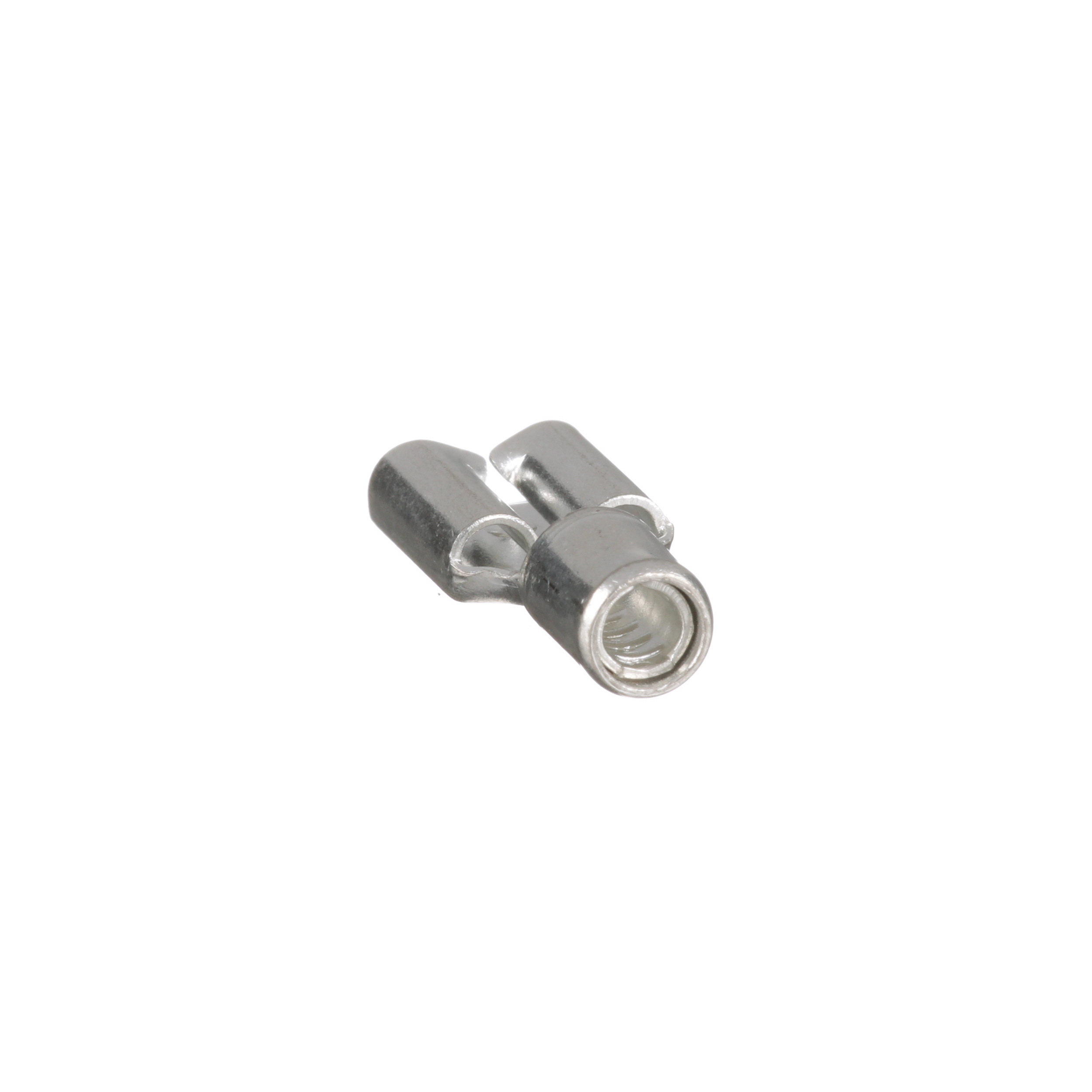 Dişi kesici terminal, yalıtımsız, 16-14 AWG, .250 x .032 tab, sıhreli pirinç gövde, 100'lü paket