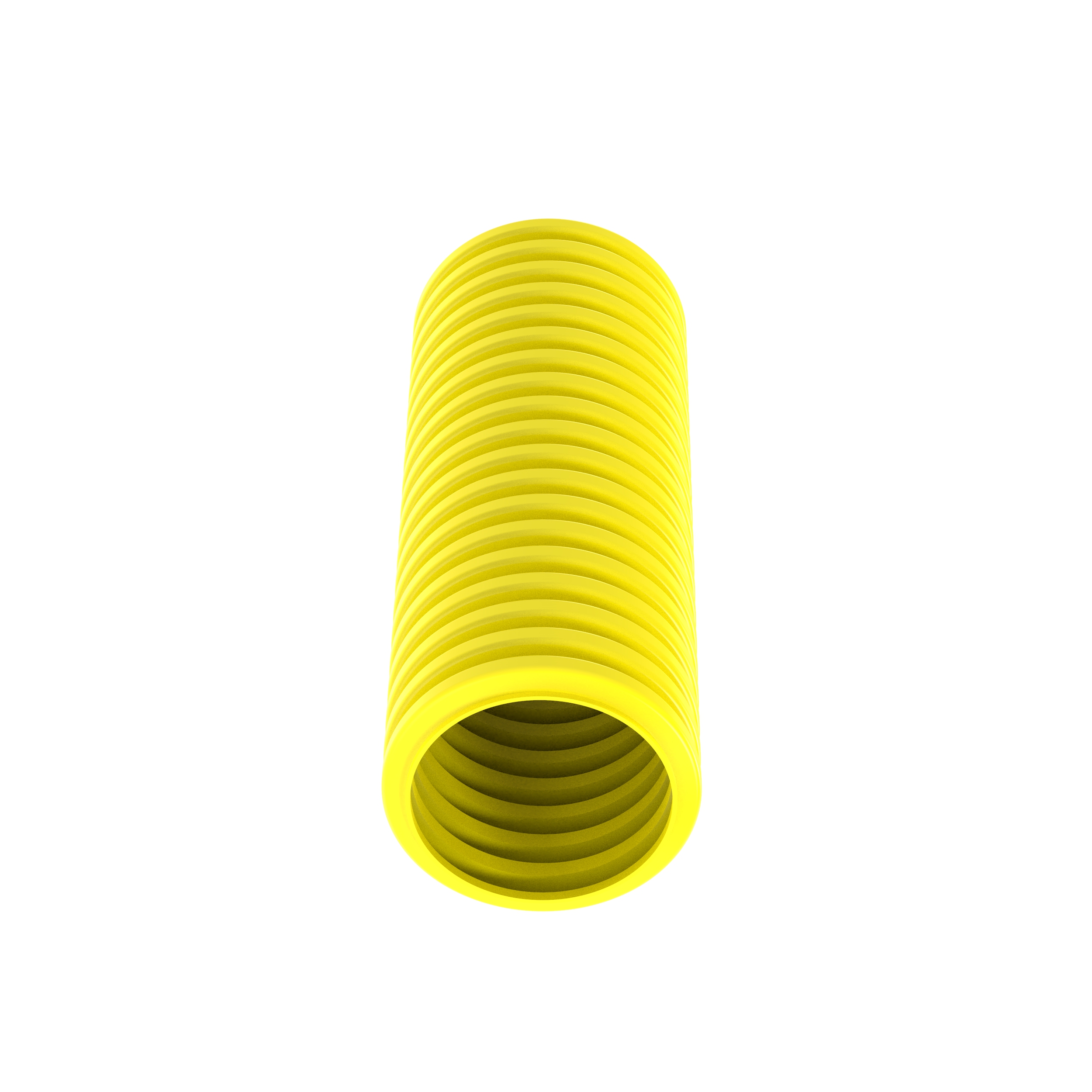 Düzeltilmiş Oluklu Boru, 19.05mm x 30.48m, Sarı, 1'li Paket