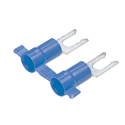 Çatal Terminal, Mavi, Vinil, 3.6mm Çaplı, 1.5-2.5mm² Kablo