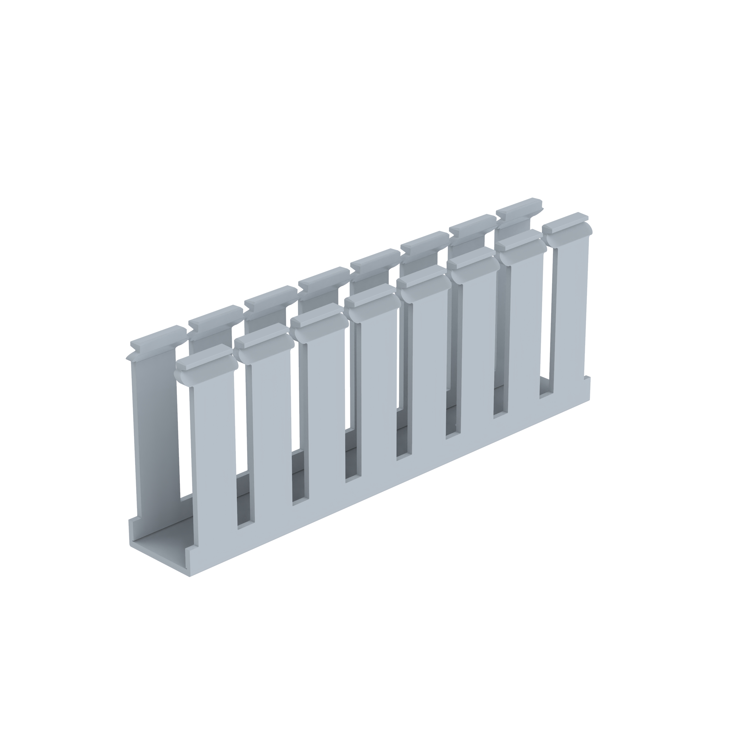 Goulotte câblage type G PVC gris clair 1x3pouces couvercle à ajouter Cdt.6pieds