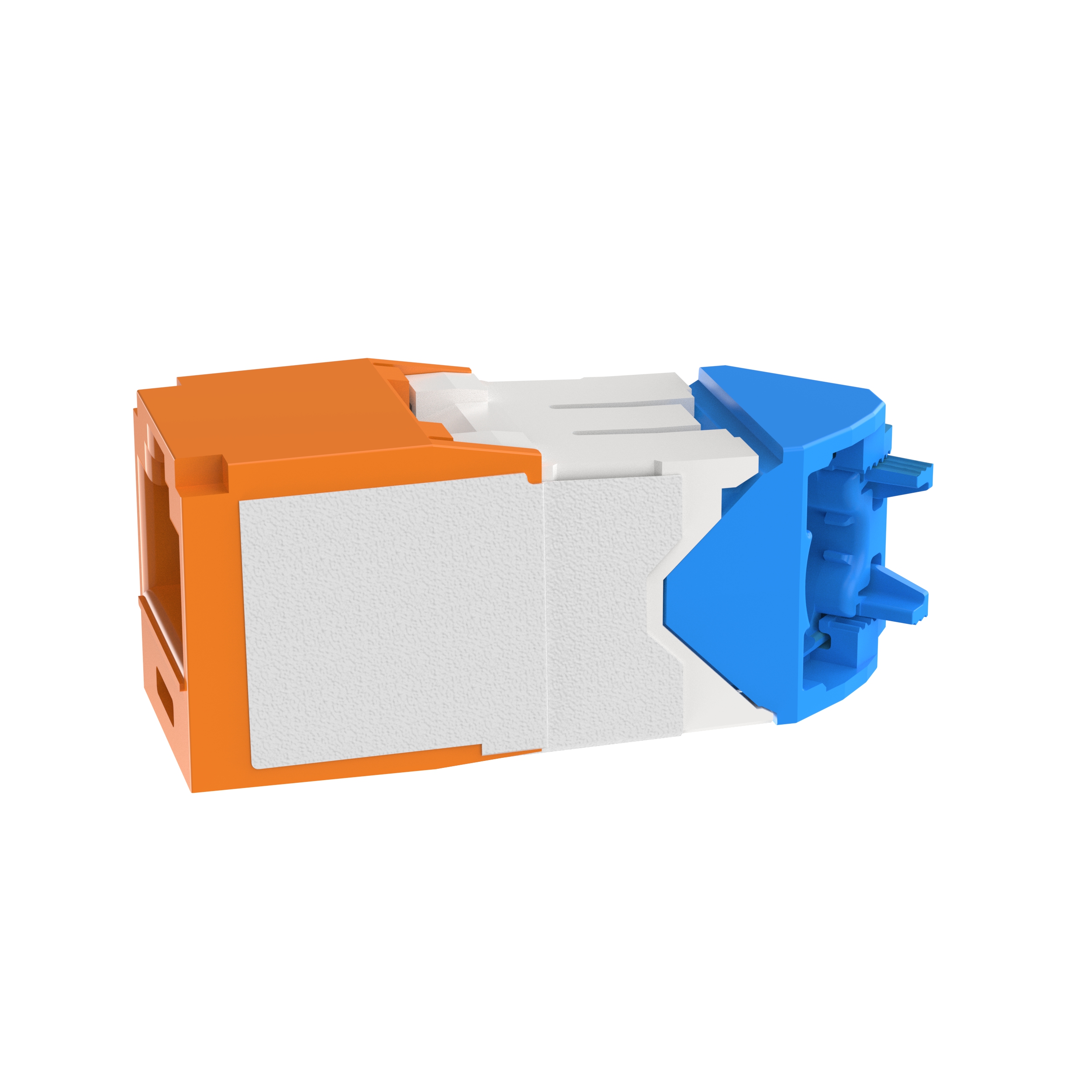Cat6a Sol/Sağ 45 Derece TG Kablo Demeti Kapak Modülü, (Veya), 24'lü Paket