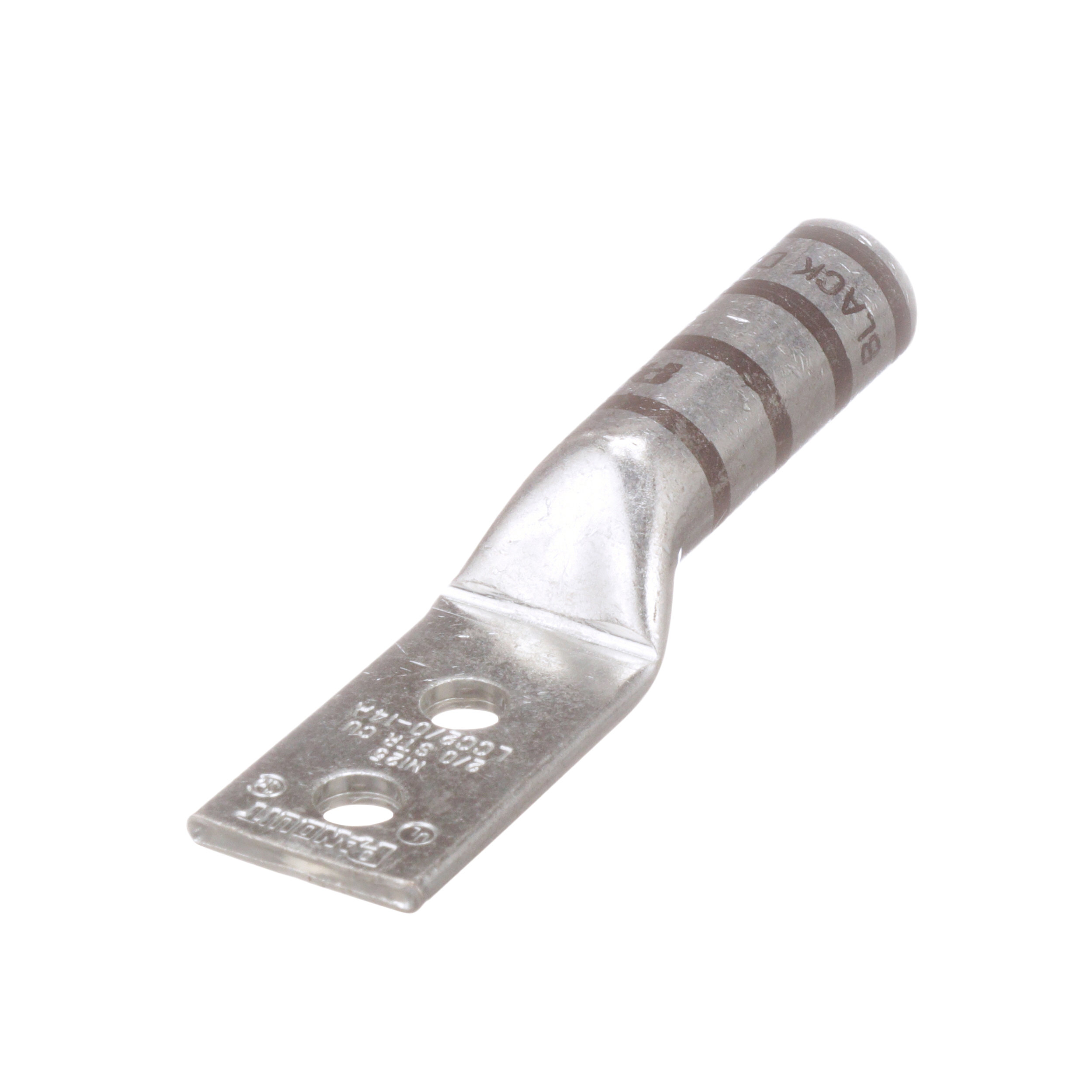 CuLug, 2 Delikli, 2/0 AWG, 1/4 Çaplı Bağlantı, 10'lu Paket