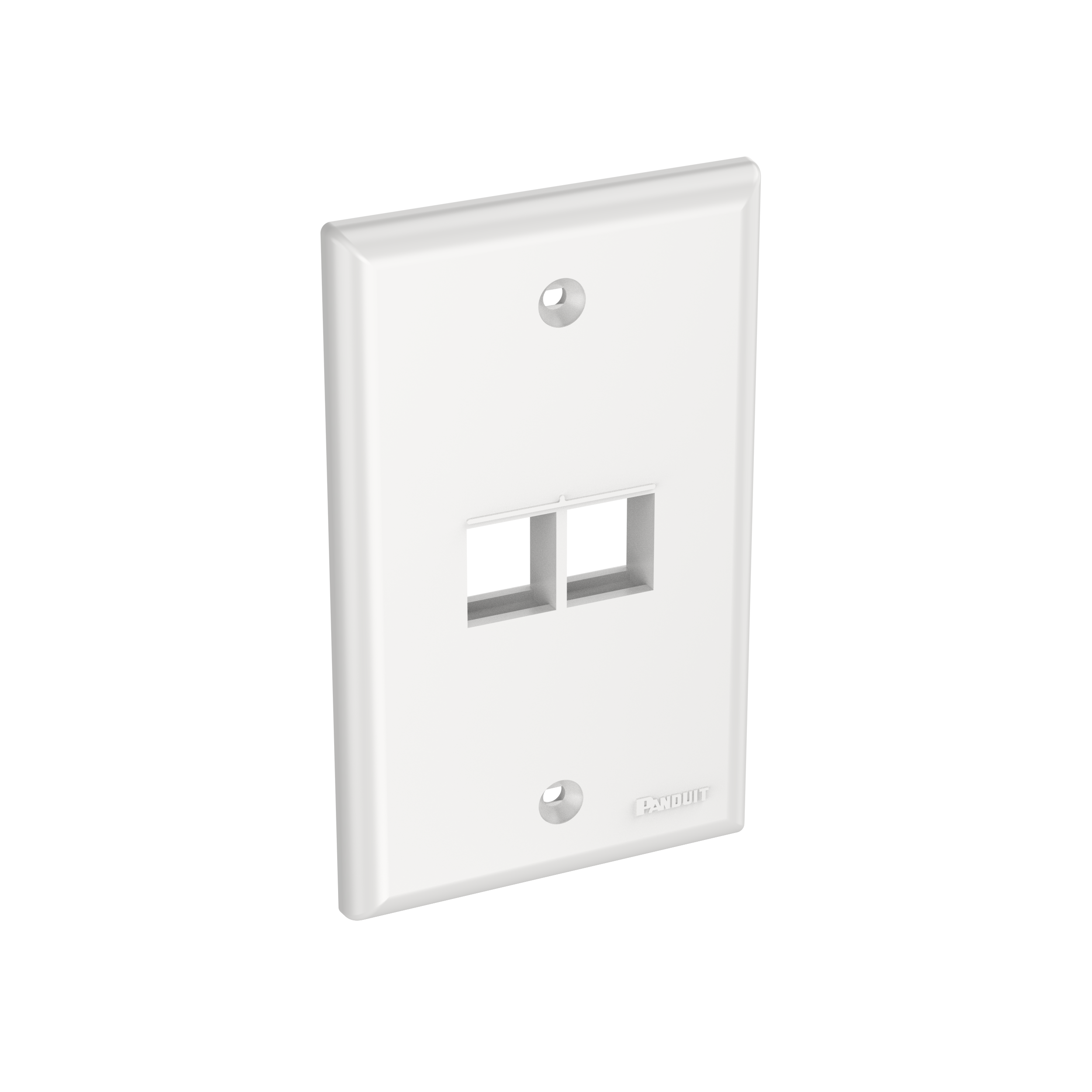 NetKey® Yüz Levhası, 2 Port, Beyaz