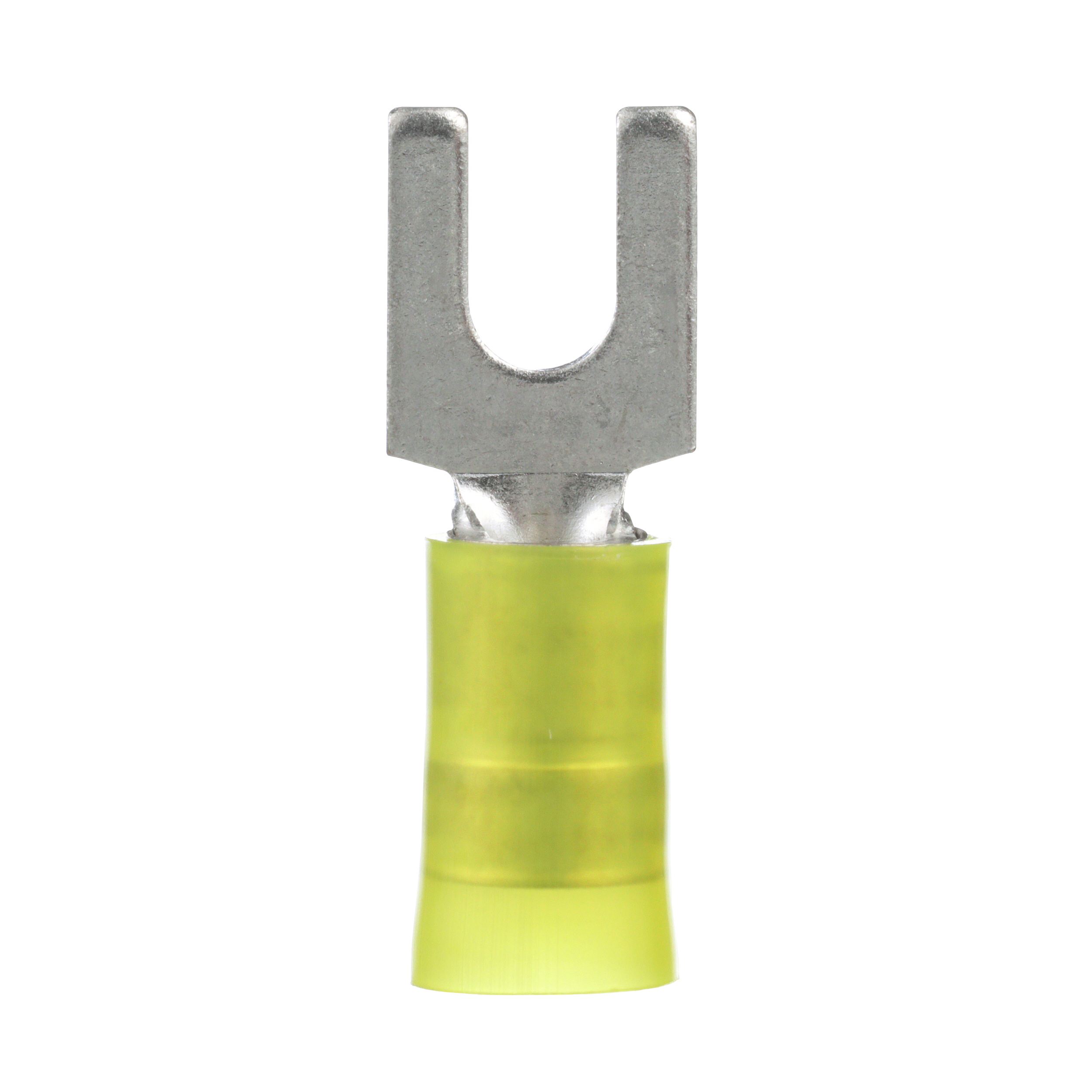 Çatal Terminal, Sarı, Naylon, 4.2mm Çap, 4-6mm² Kablo, 50'li Paket