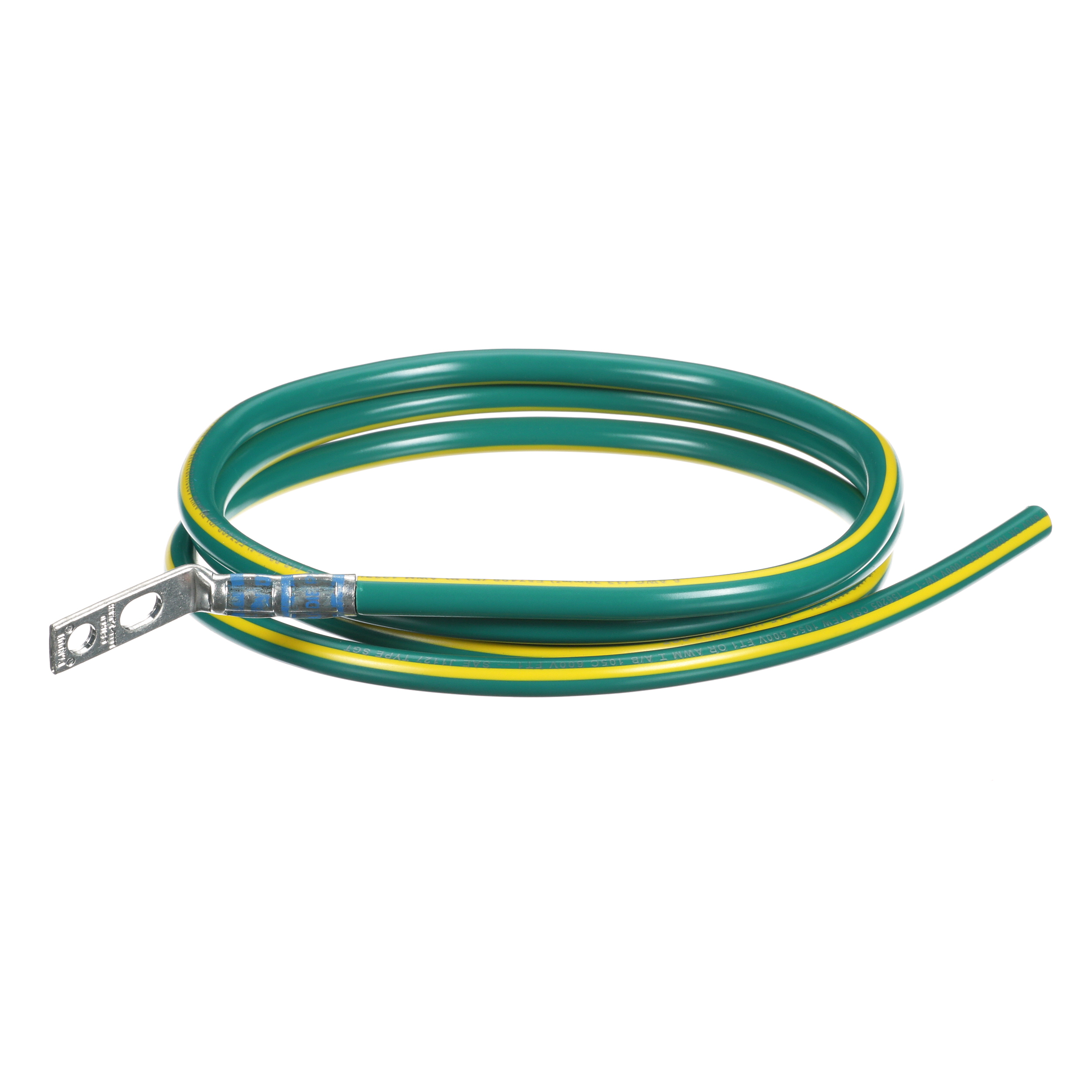 Equipment Bonding Jumper, 1057, Green/Yellow, PK1