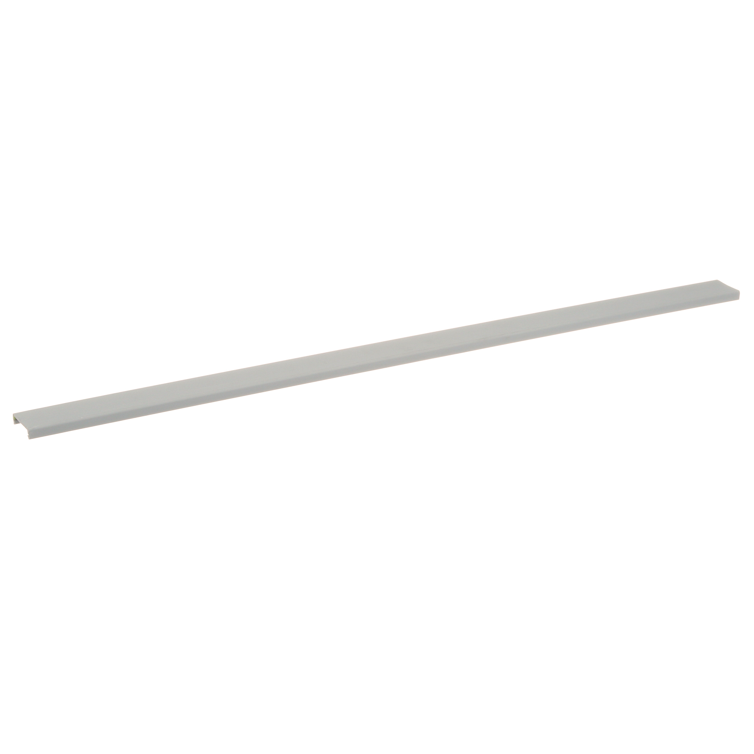 Düz Kanal Kapağı, Açık Gri, PVC, 8.9x31.8mm