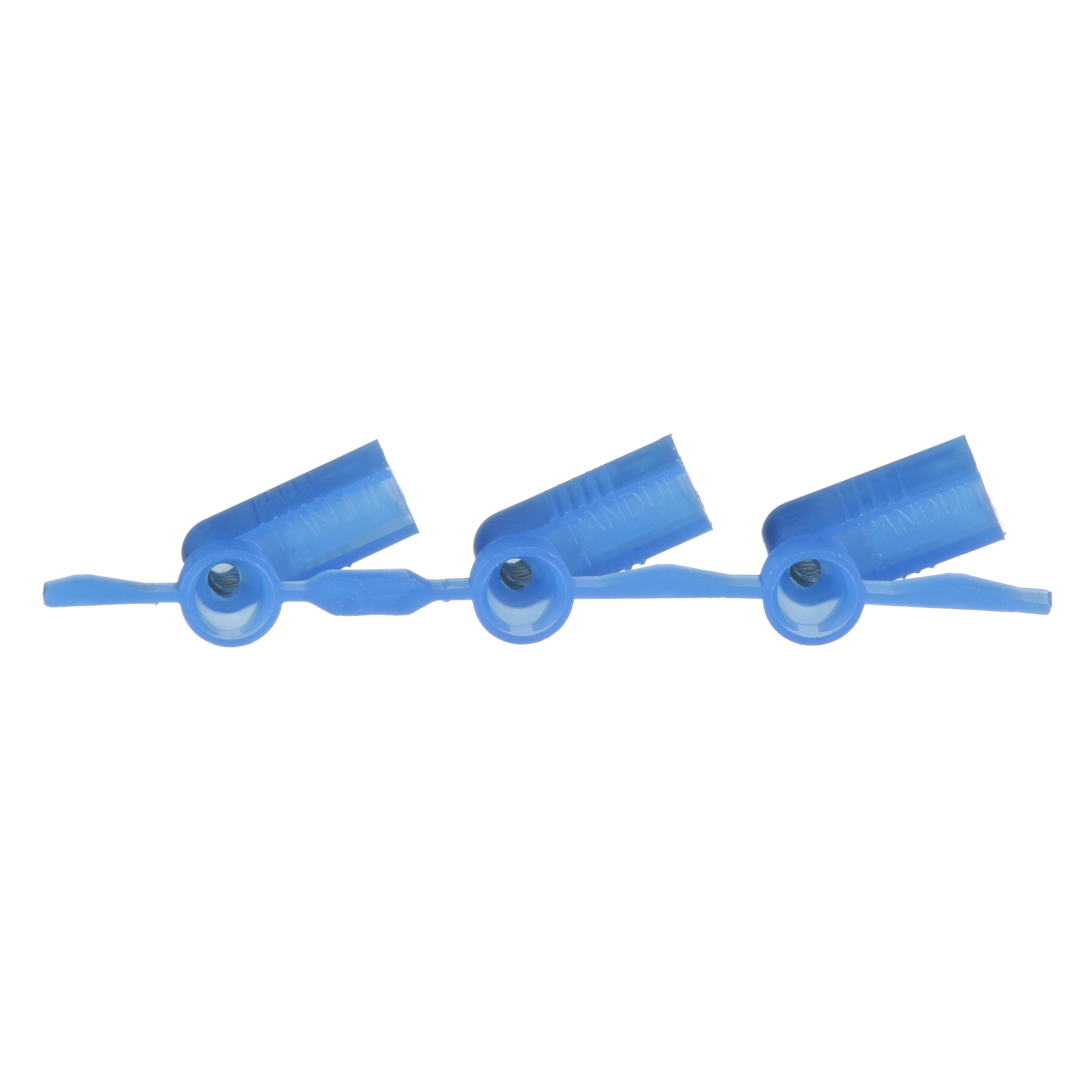 Clip drapeau;6,35×0,8;bleu