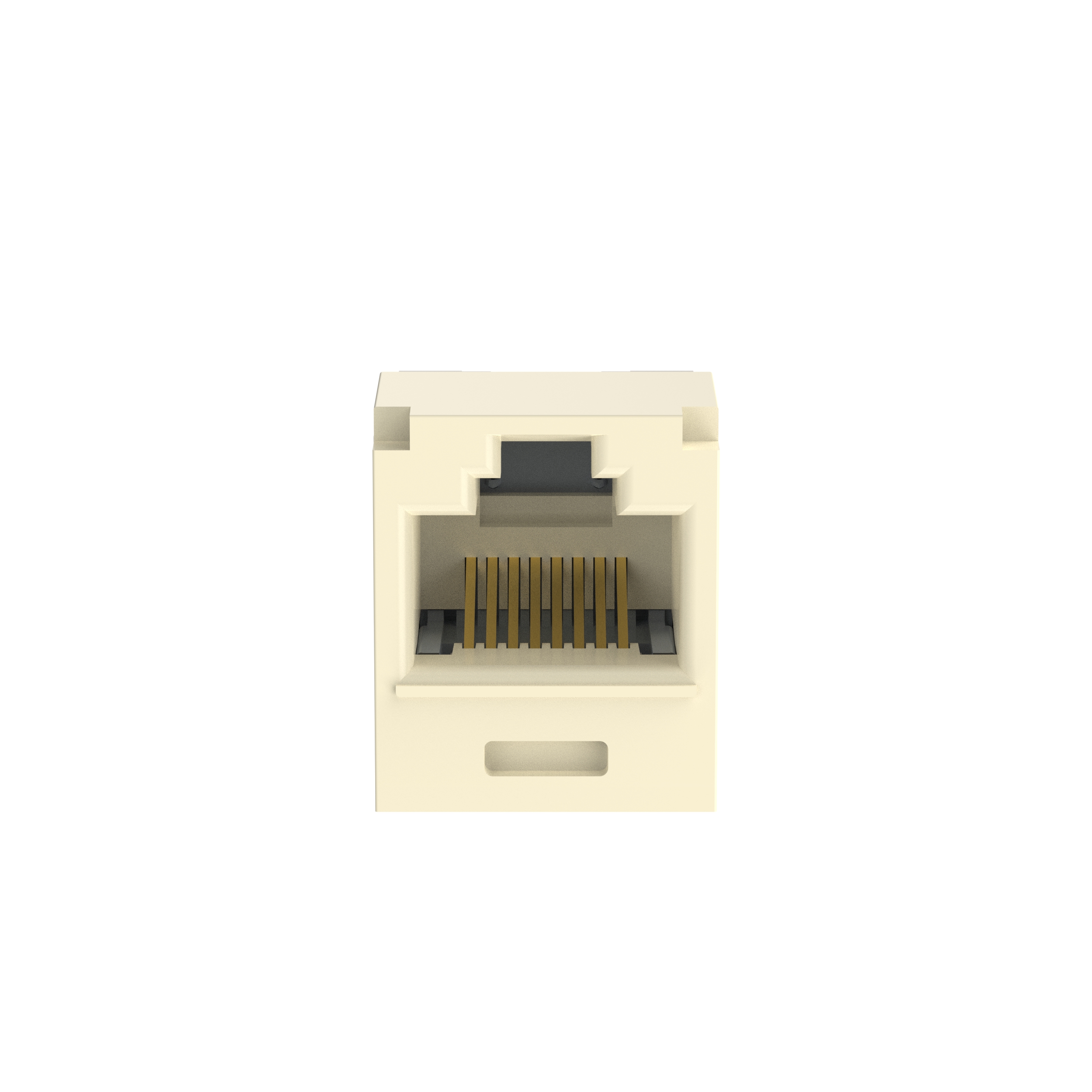 Mini-Com® UTP RJ45 Cat 6A TG Jack Modülü, EI