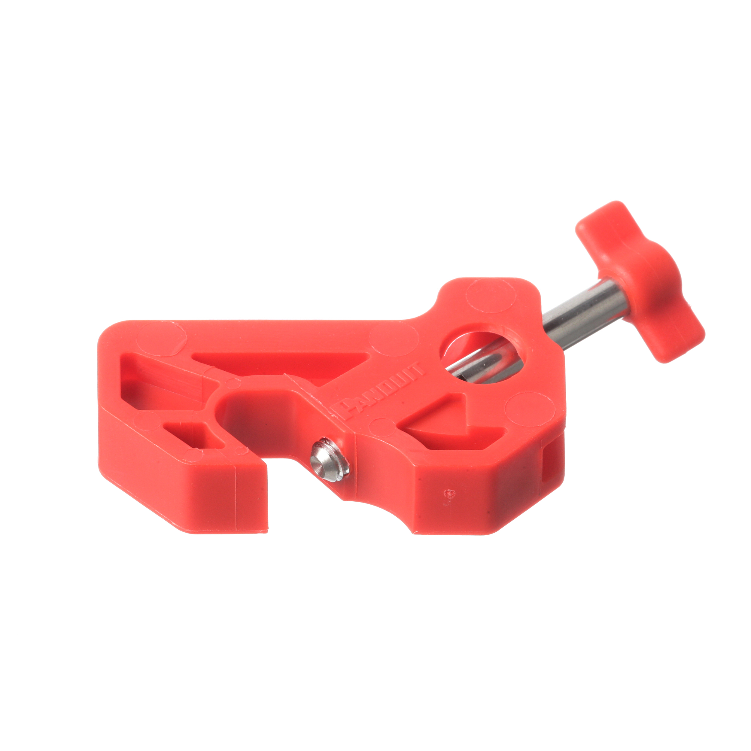 Verrouilleur universel pour disj. modulaire larg. 10,16mm à molette Cdt.5