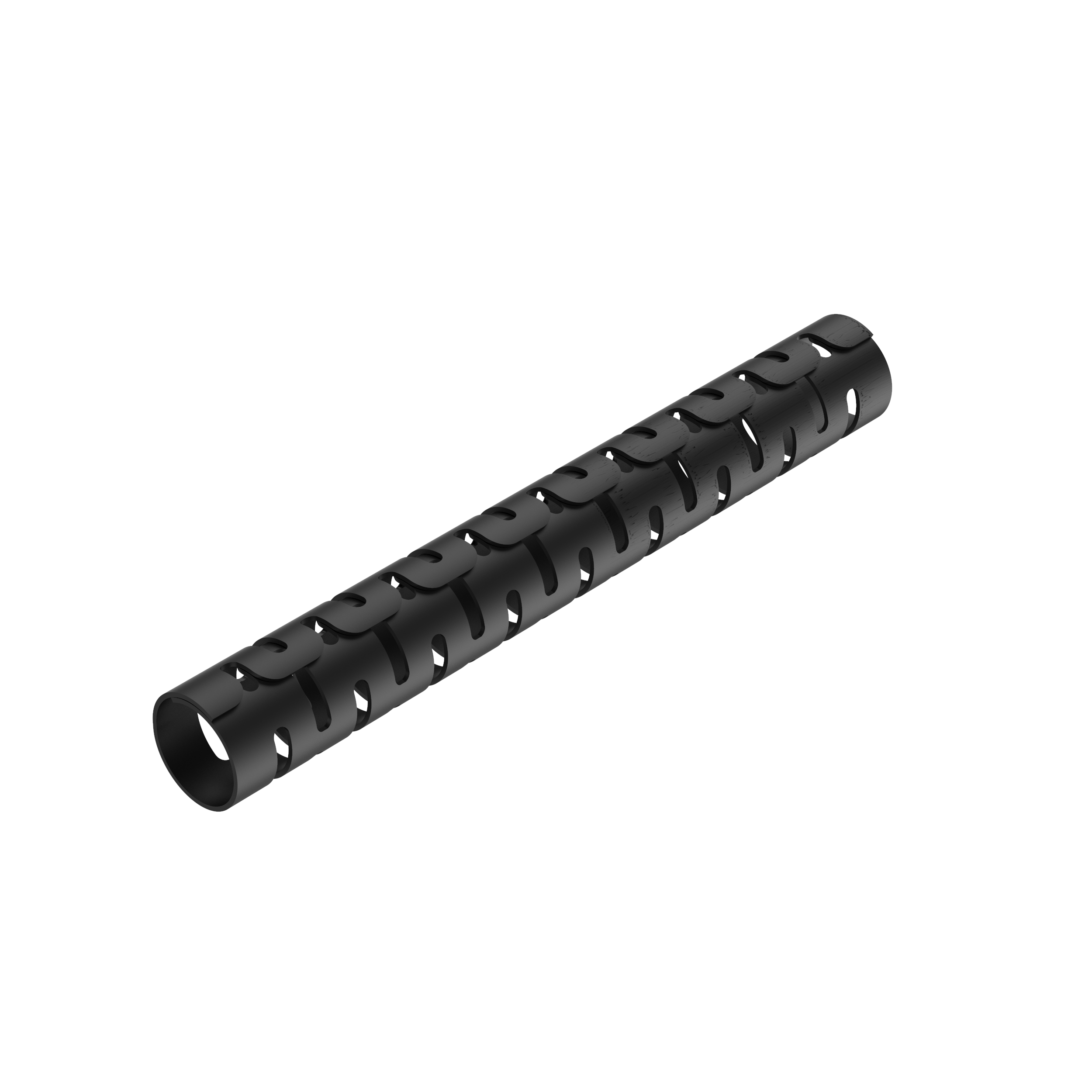 Bölünmüş Kablo Demeti Sarma, Siyah, FR PE, 25.4mm Nominal Çap, Paket 1
