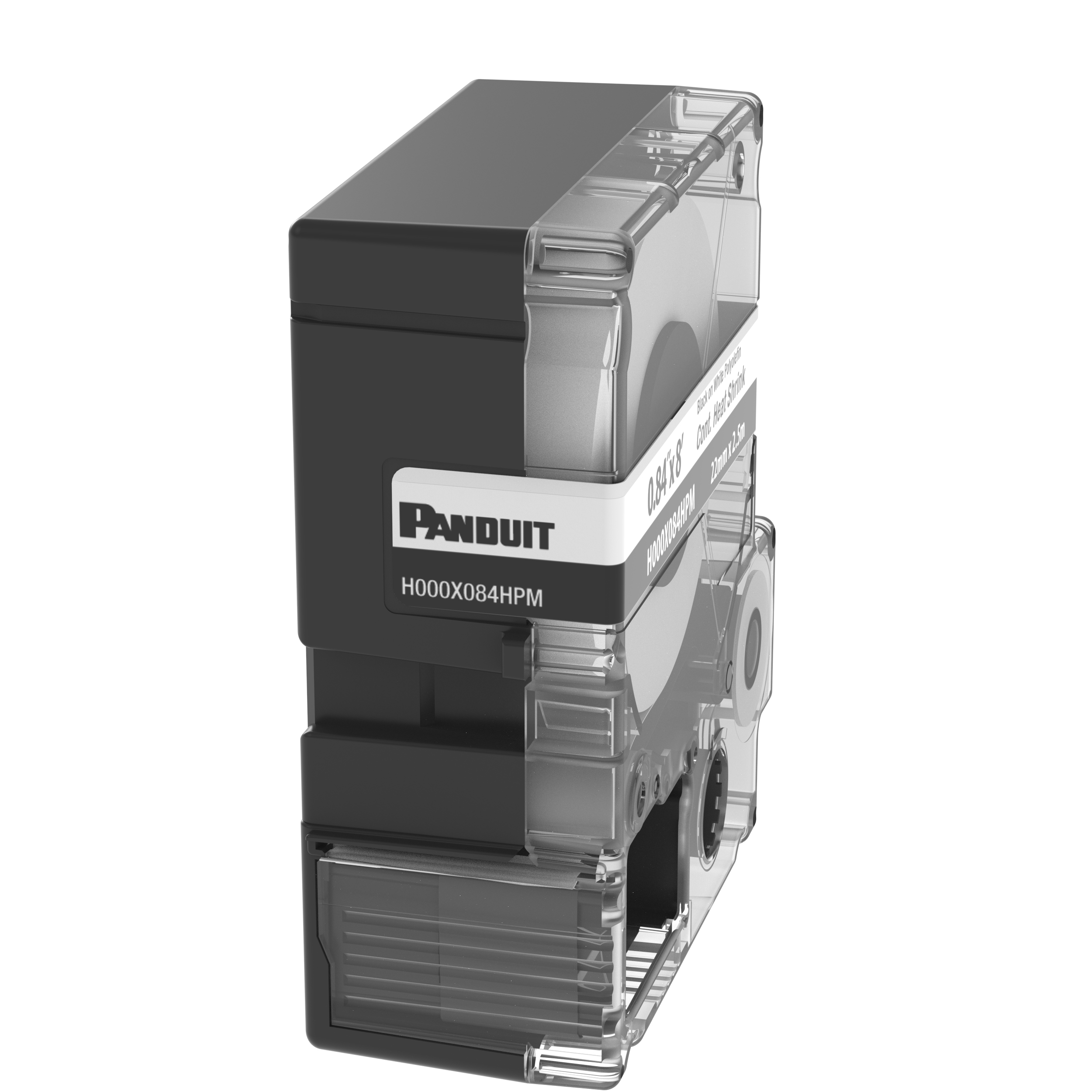 MP Cassette, 2:1 Cont Polyolefin HS,.87"W x 8.2'L,WH