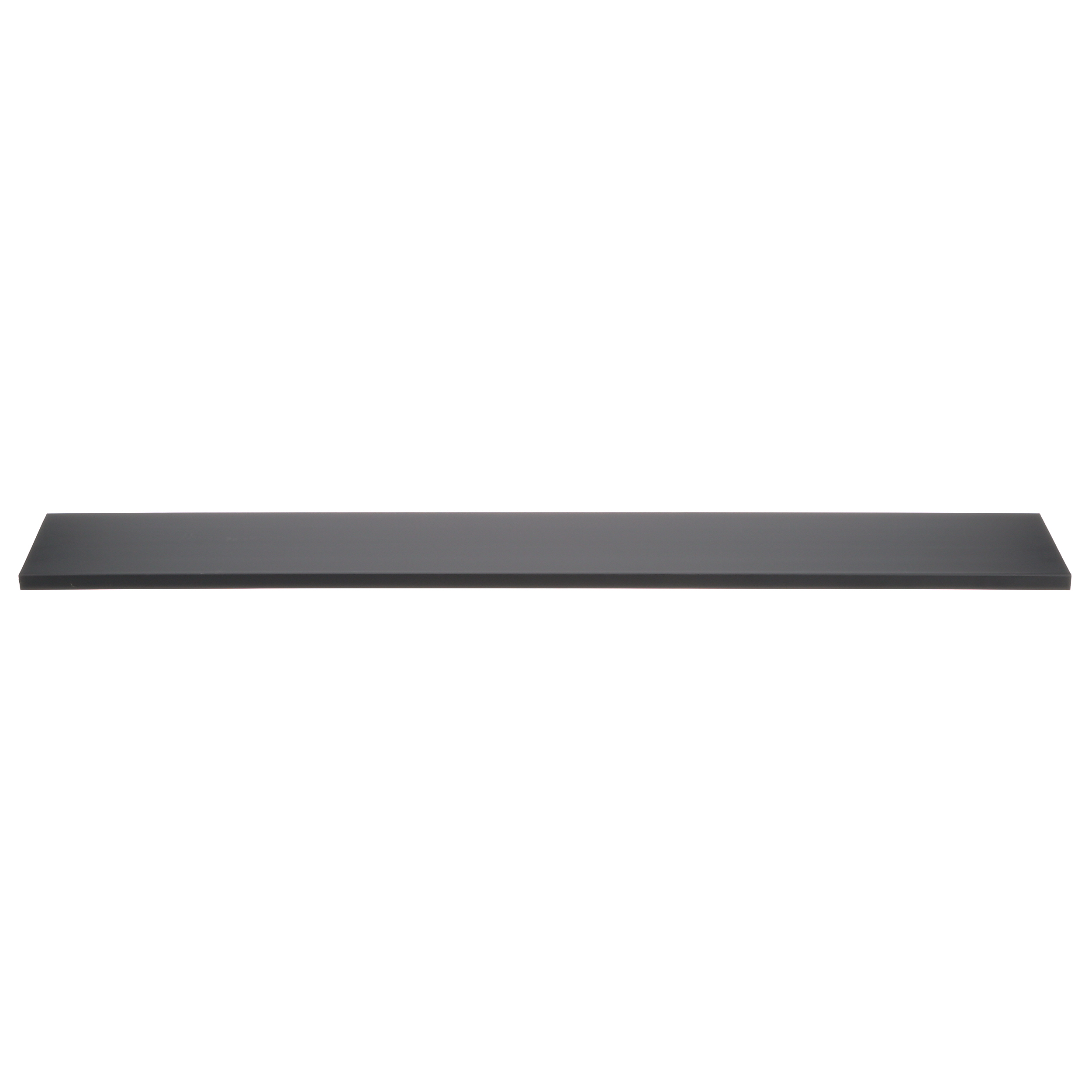 Düz Kanal Kapağı, Siyah, PVC, 9.4x108mm
