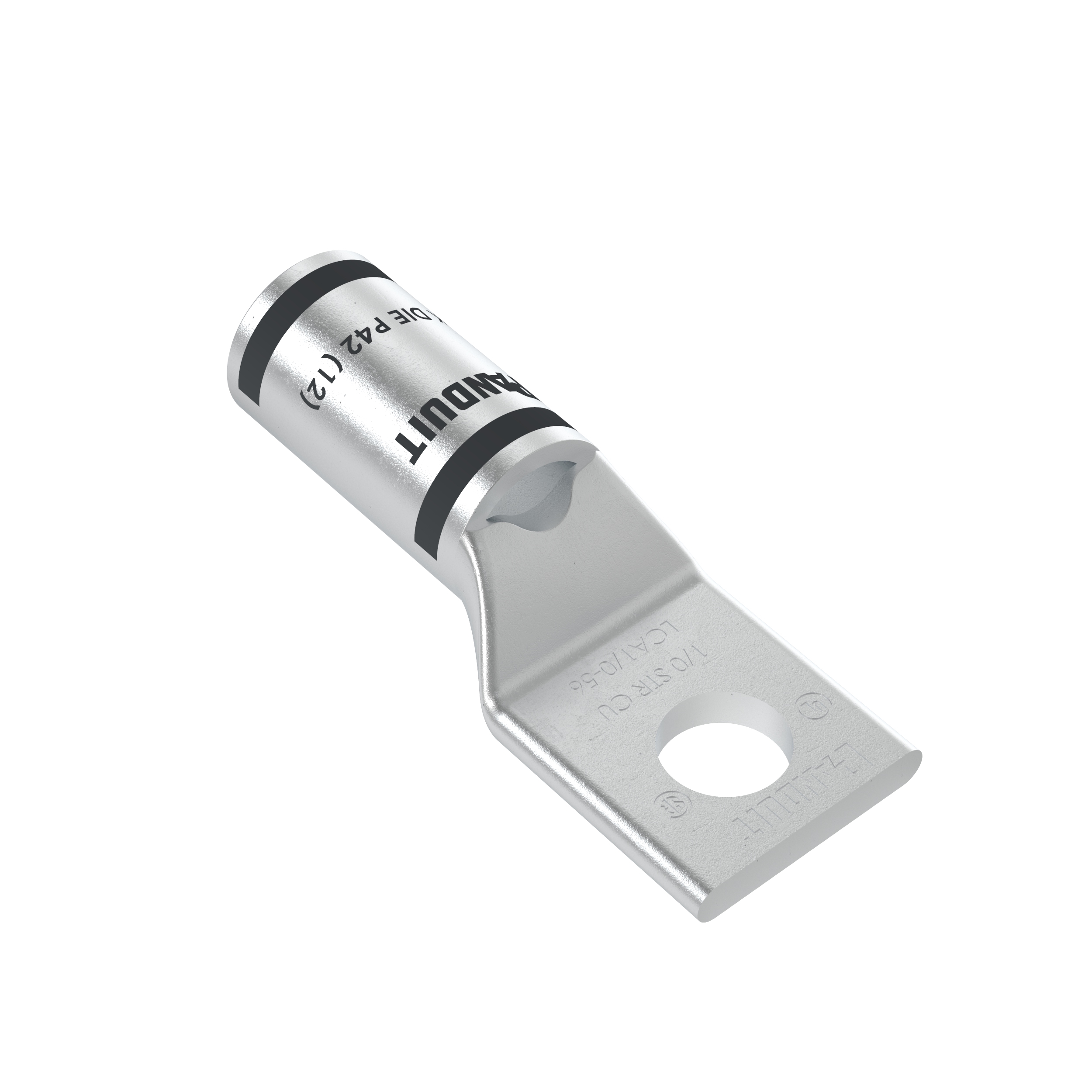 Bağlantı Muhafazası, 1/0, Kalay Kaplı Bakır, Düz, 7.9mm Çaplı Somun, 10'lu Paket